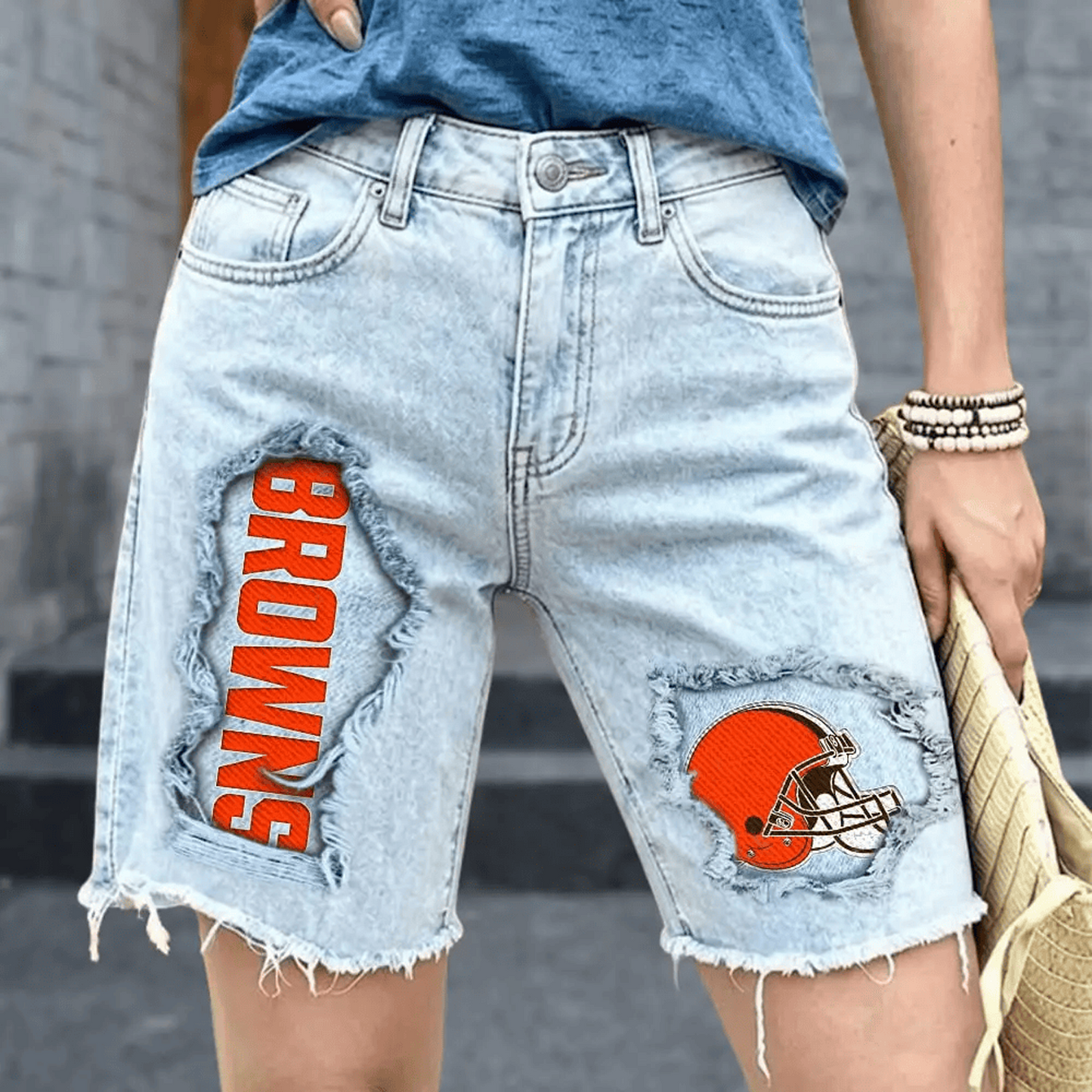 CLE x NFL Women's Jeans V1 DATND TANTD 060626