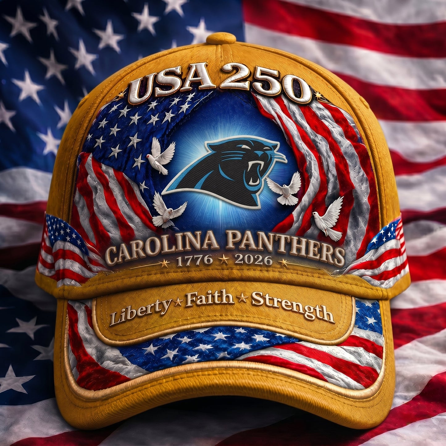 Premium NFL x CP 250 Years Anniversary Of Freedom Cap 220626