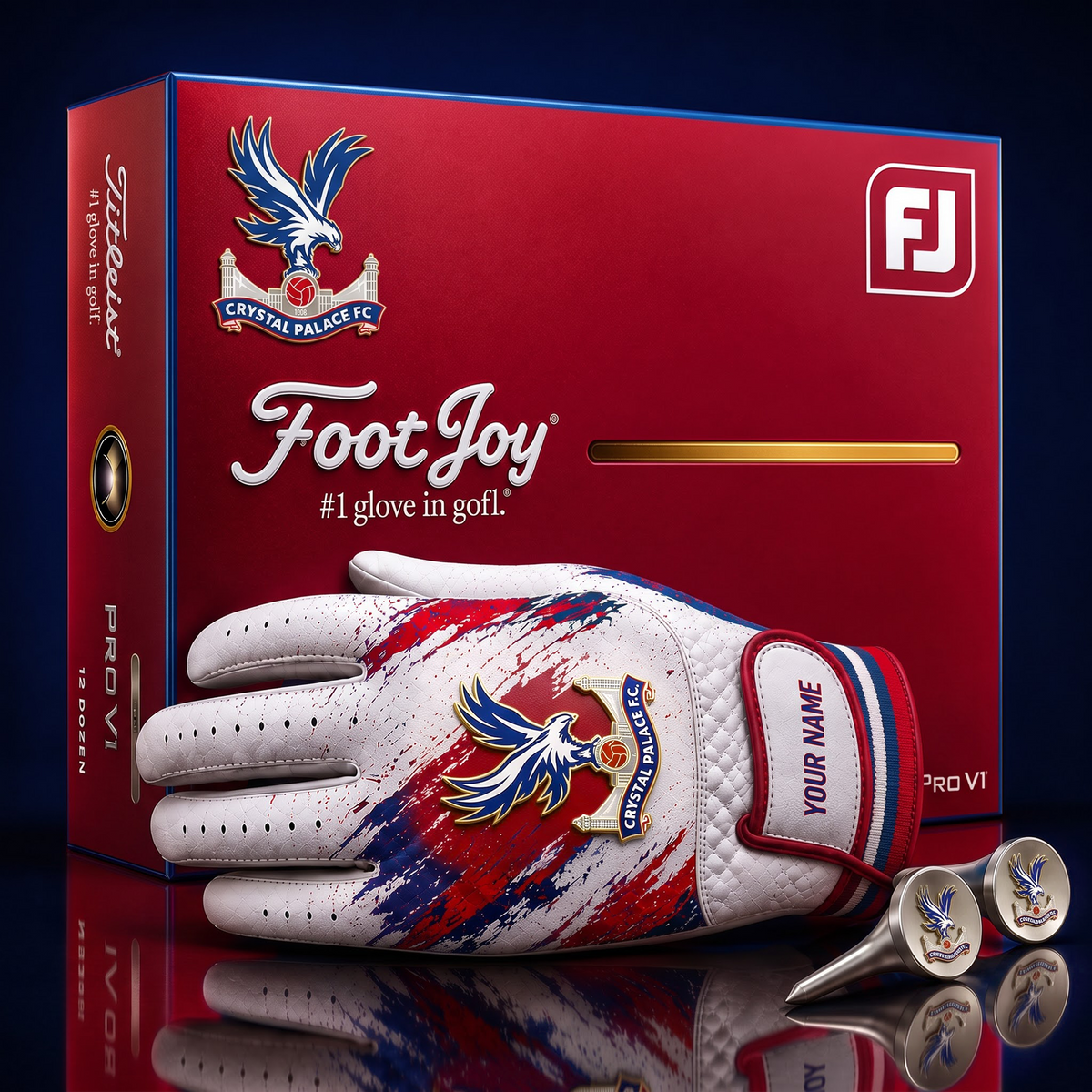 CRY_SIGNATURE EPL DELUXE PERSONALIZED GOLF GLOVE SET LIMITED EDITION