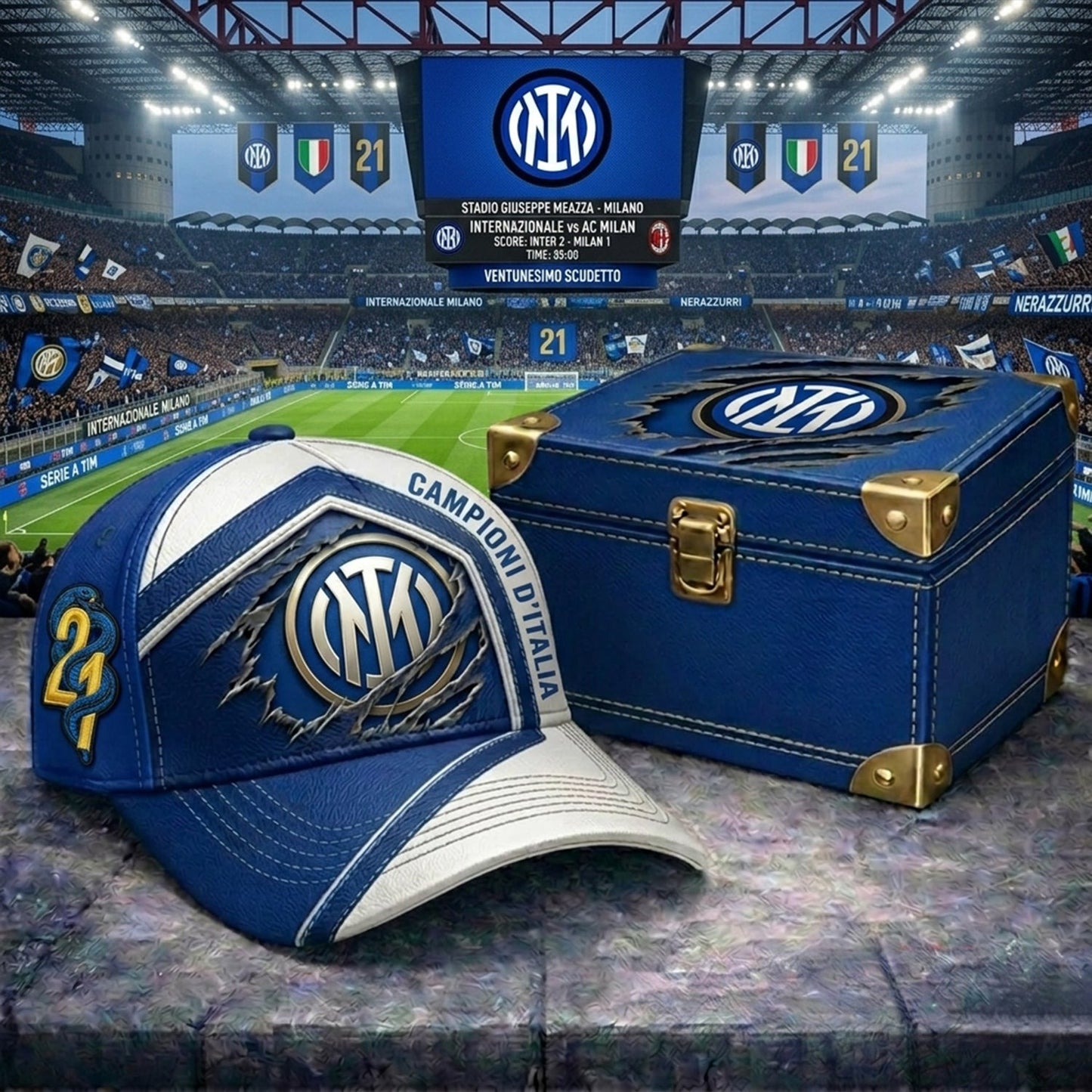 Cappello Campioni dƒ??Italia Limited X INTER HAT V1 NDT NHM 070526