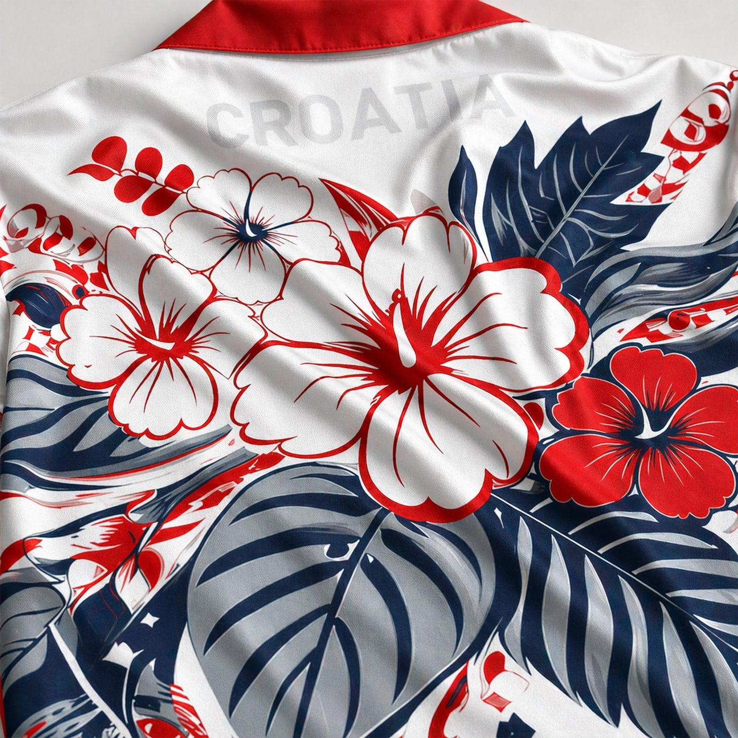 Croatia World Cup 2026 Floral Hawaiian Shirt PVT02 DATND LBN 90526