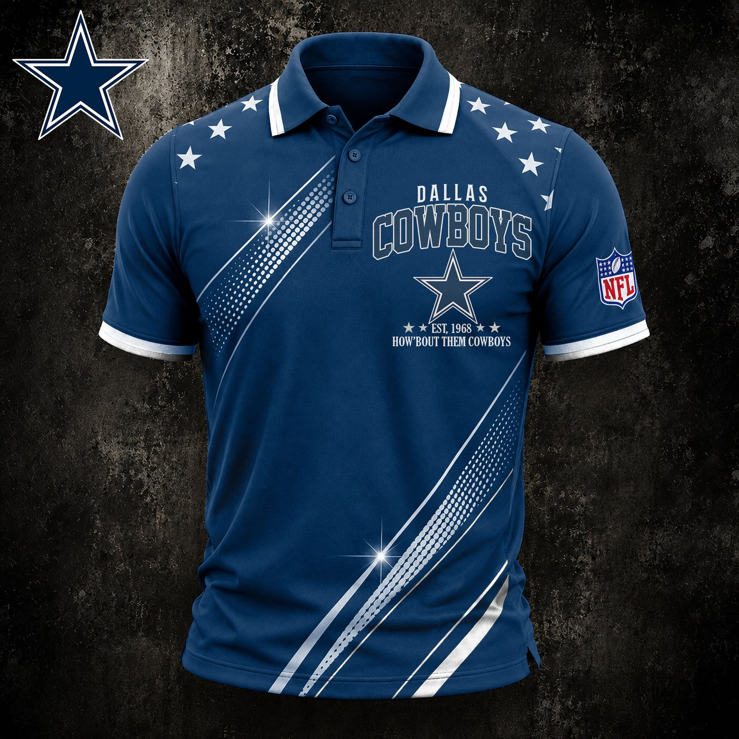 DAL Premium NFL All-Star Game Day Polo Shirt 2406