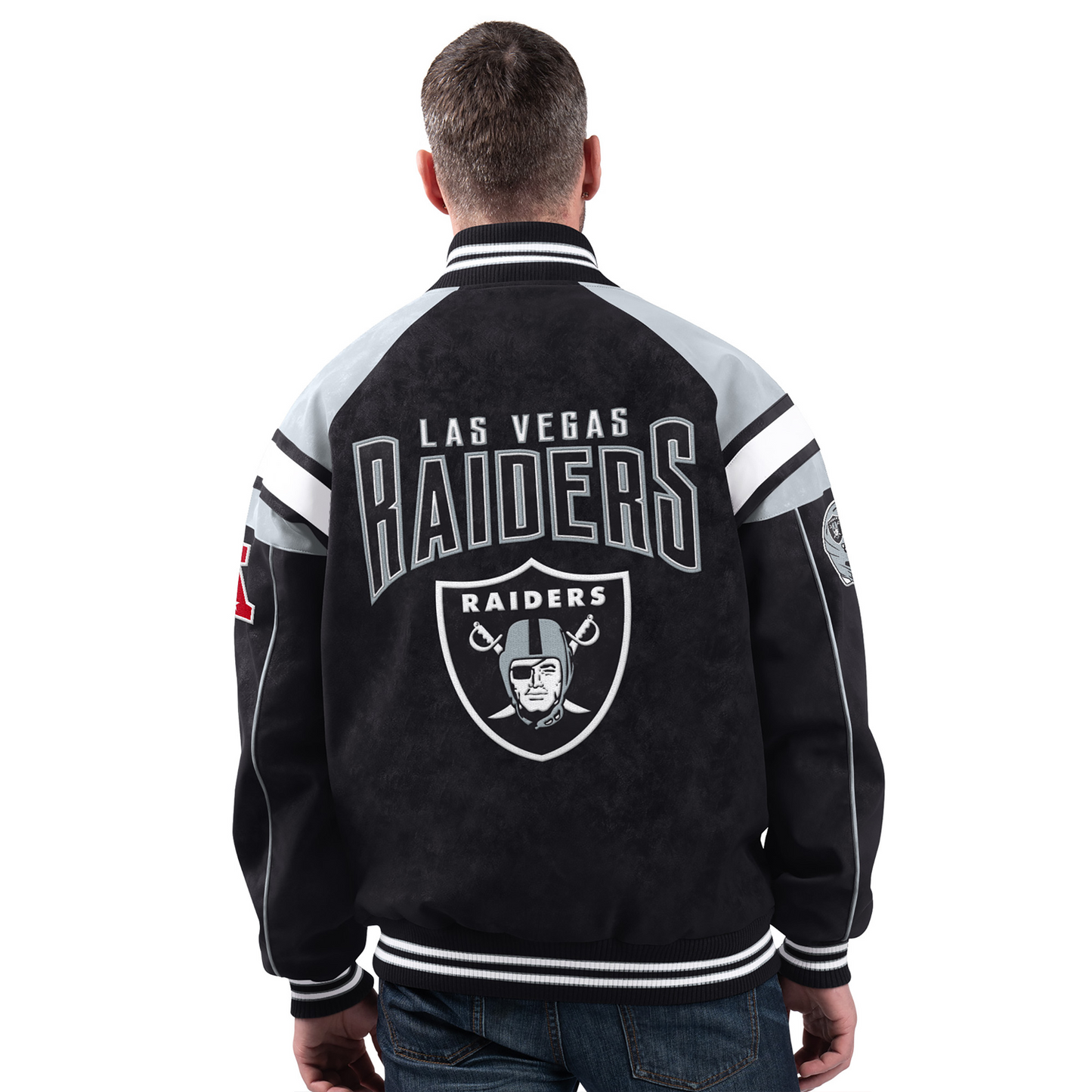 DAL x NFL Officially Licensed Faux Suede Jacket DATND TANTD