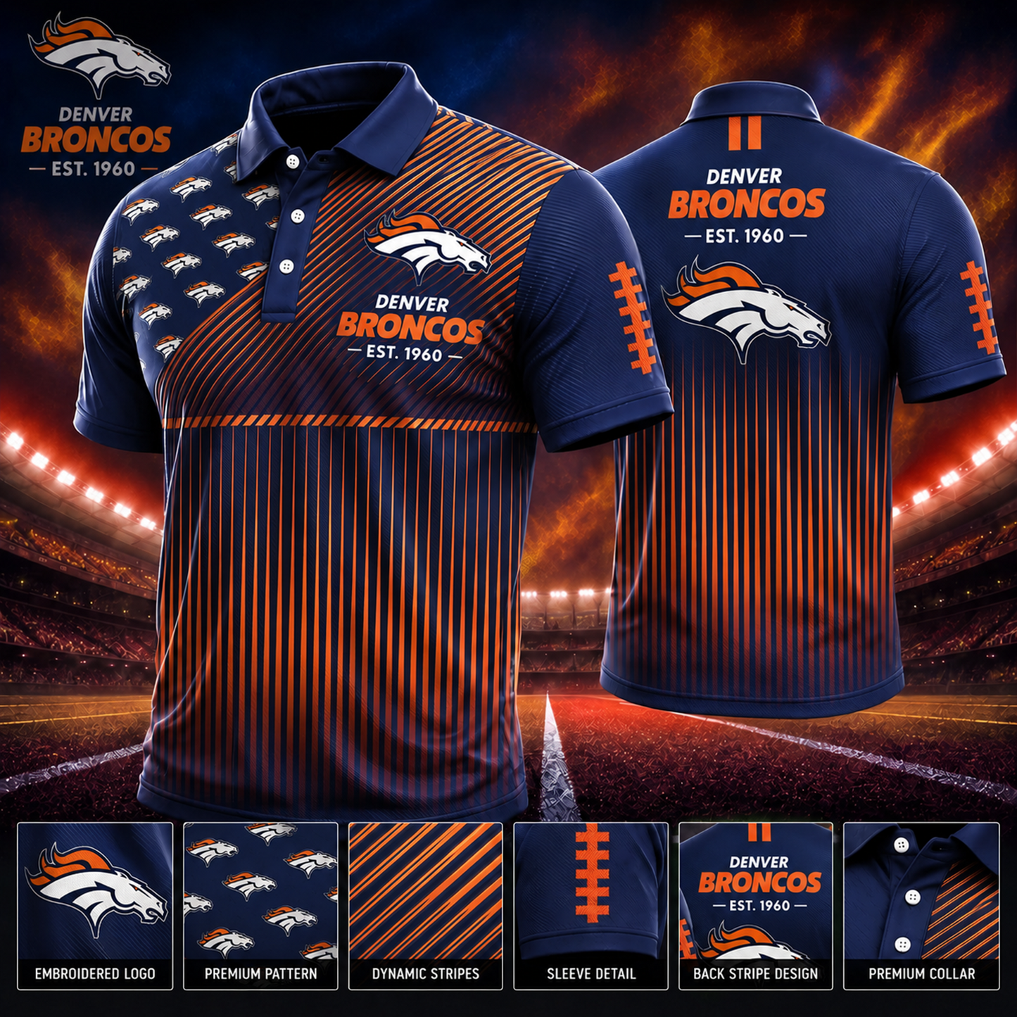 DB_NFL Premium Polo Shirt – Limited Edition