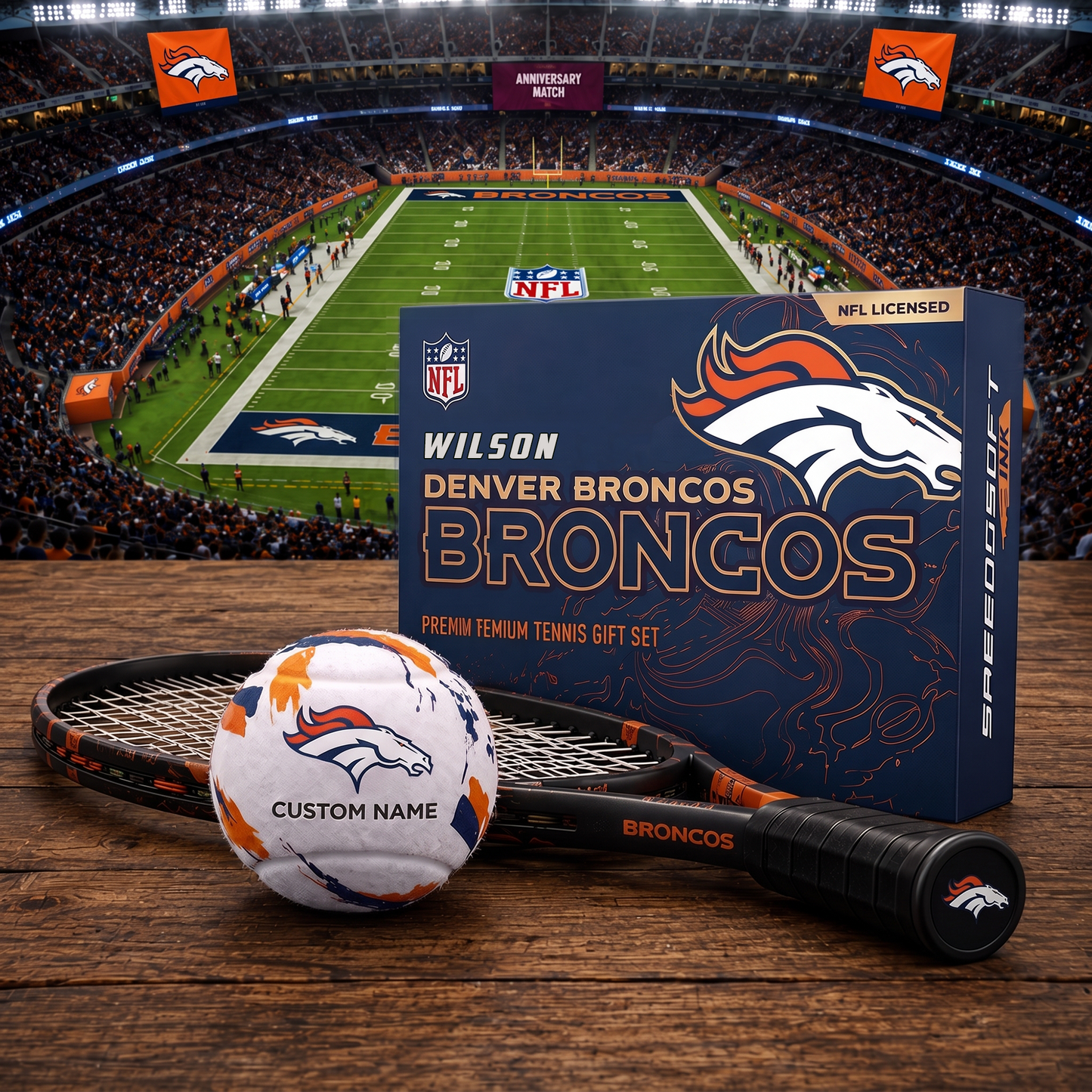 DB_PREMIUM NFL EXCLUSIVE PERSONALIZED TENNIS BALL SET LIMITED EDTION