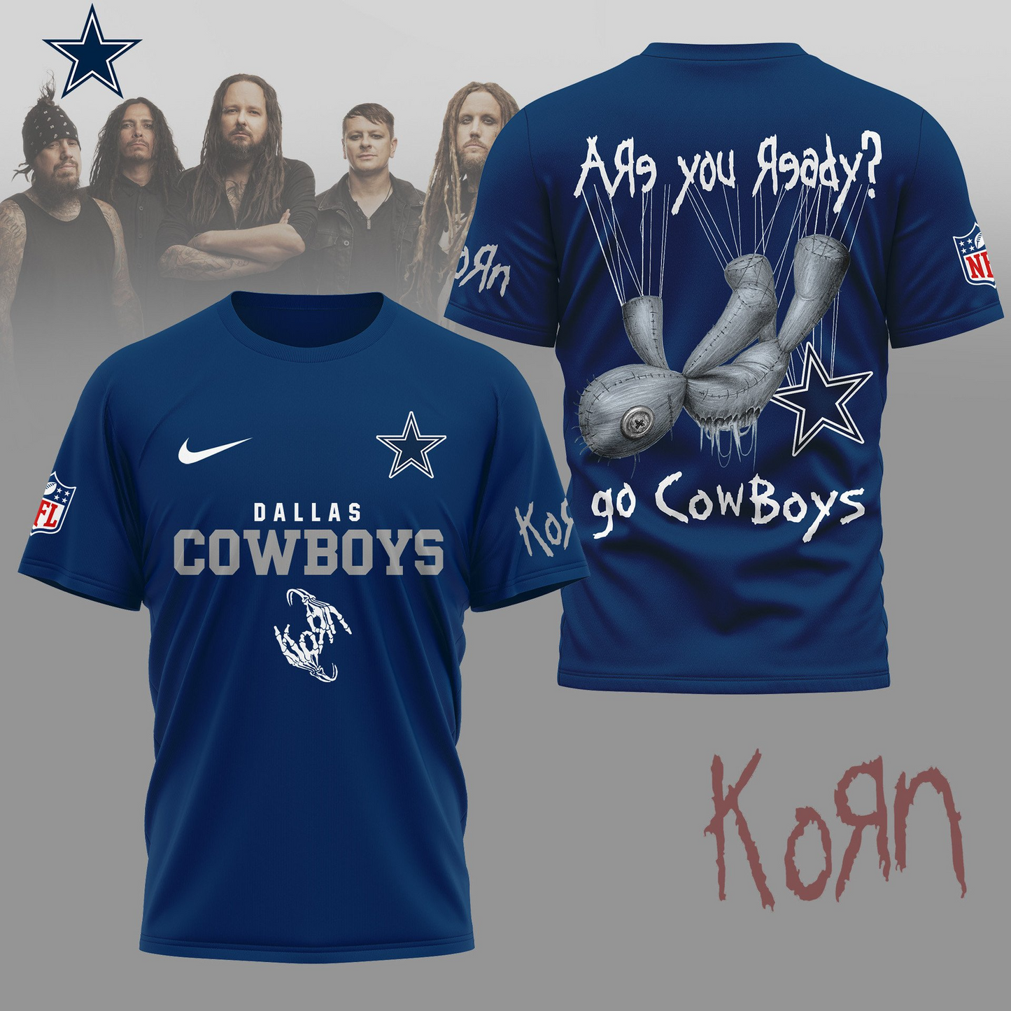 DC Premium NFL Korn Fan Shirt DDT CTND