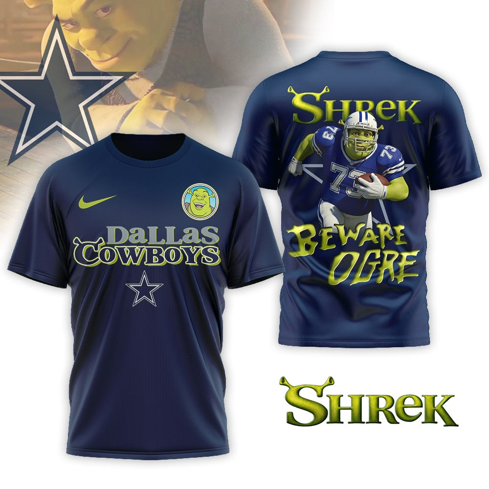 DC Premium NFL Shrek 3D Shirt DDT CTND