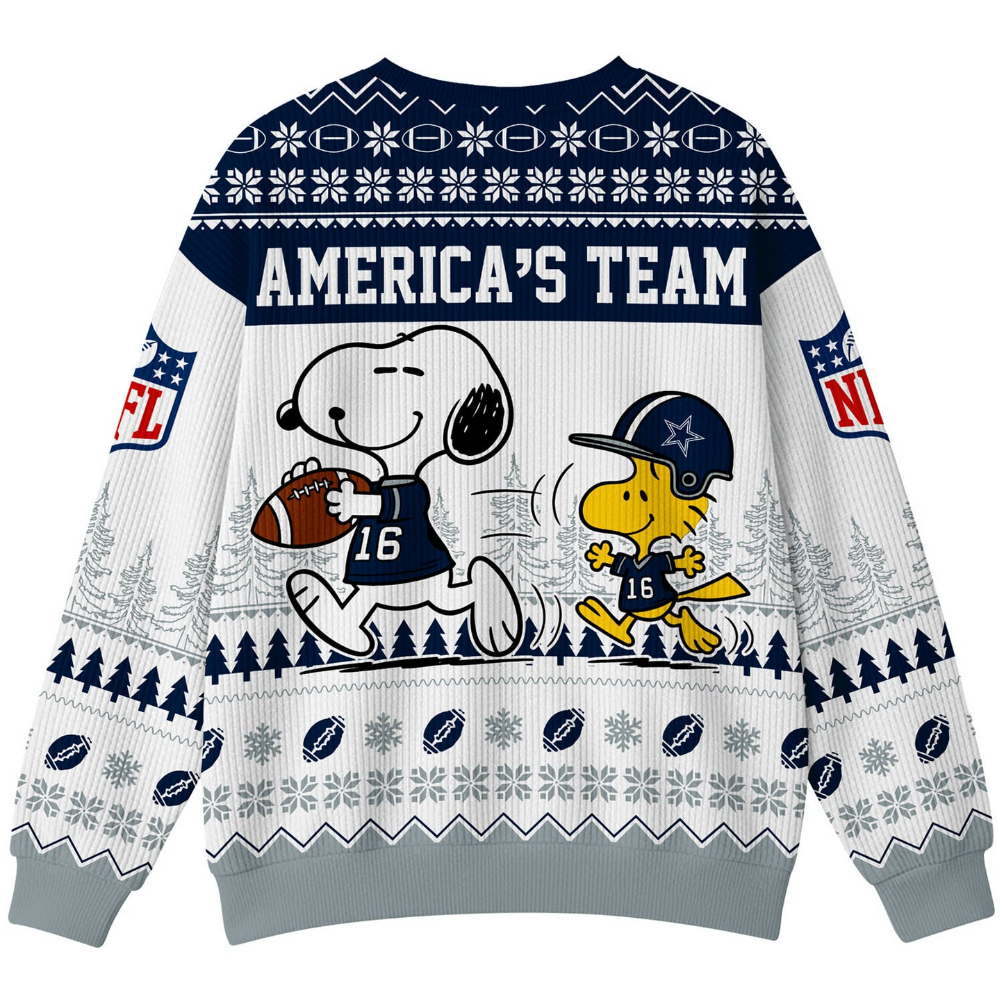 DC Premium NFL Snoopy Winter SweatShirt DDT CTND