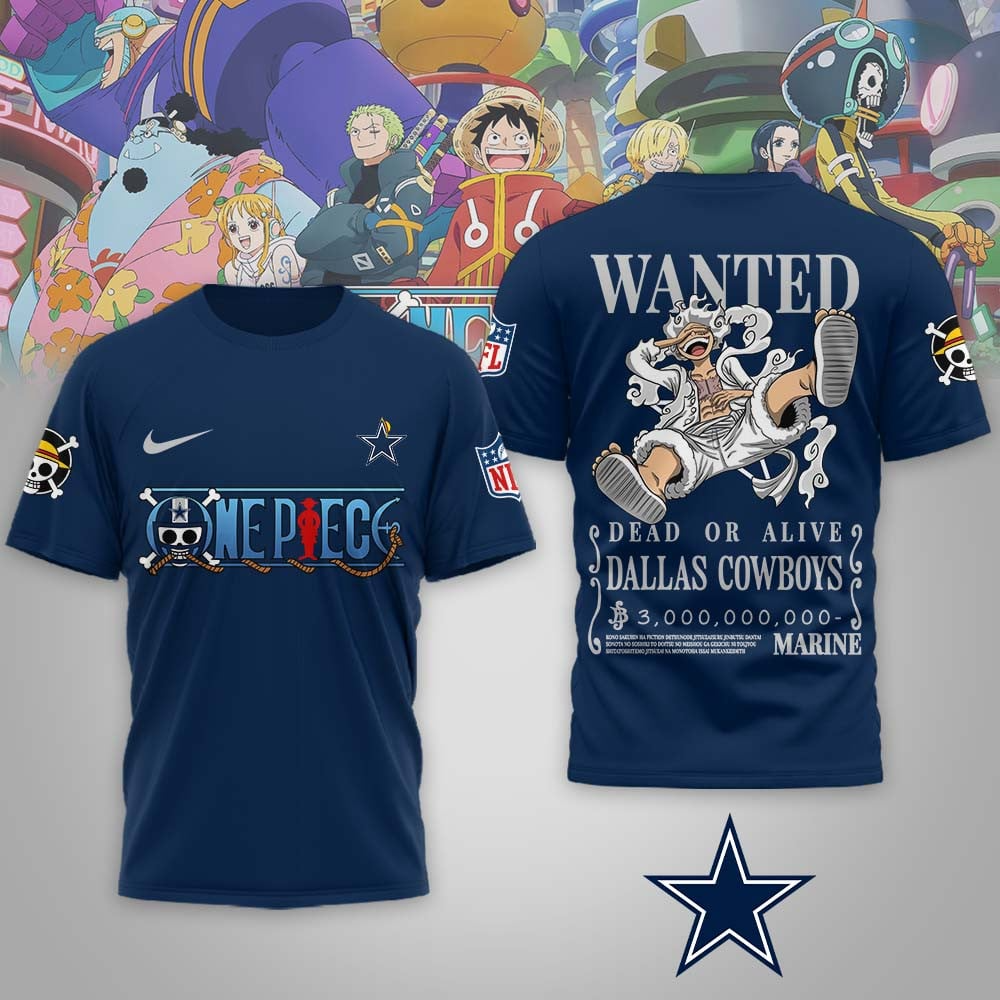 DC Premium NFL Wanted Monkey D Luffy 3D Shirt DDT NTL