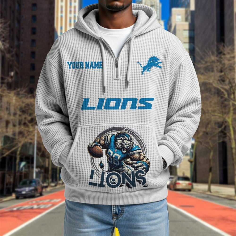 DET x NFL Waffle Hoodie DATND TANTD