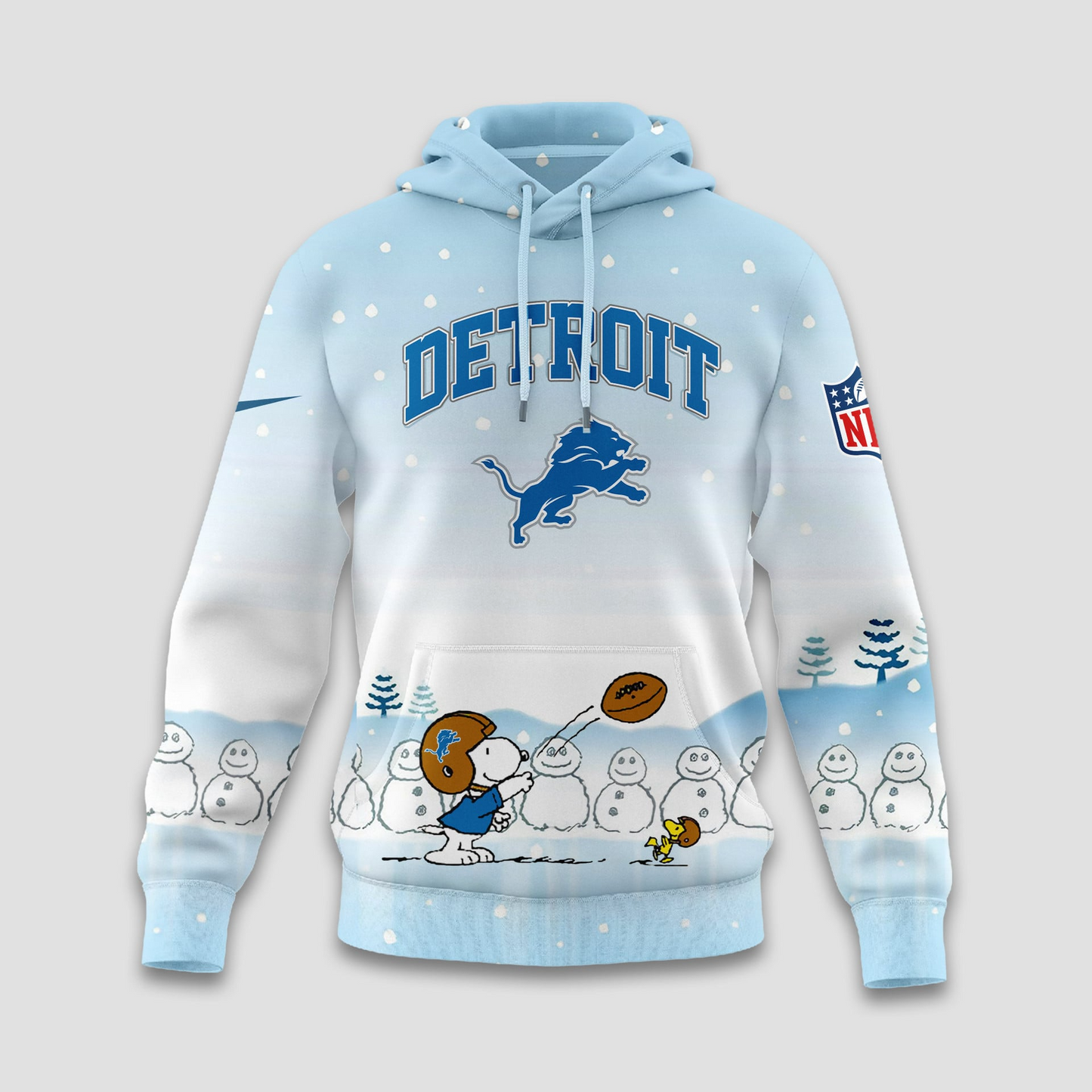 DL Premium NFL Peanuts Snow Day Hoodie DDT CTND