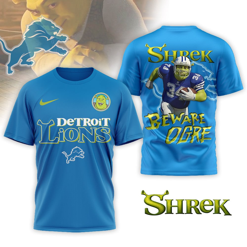 DL Premium NFL Shrek 3D Shirt DDT CTND