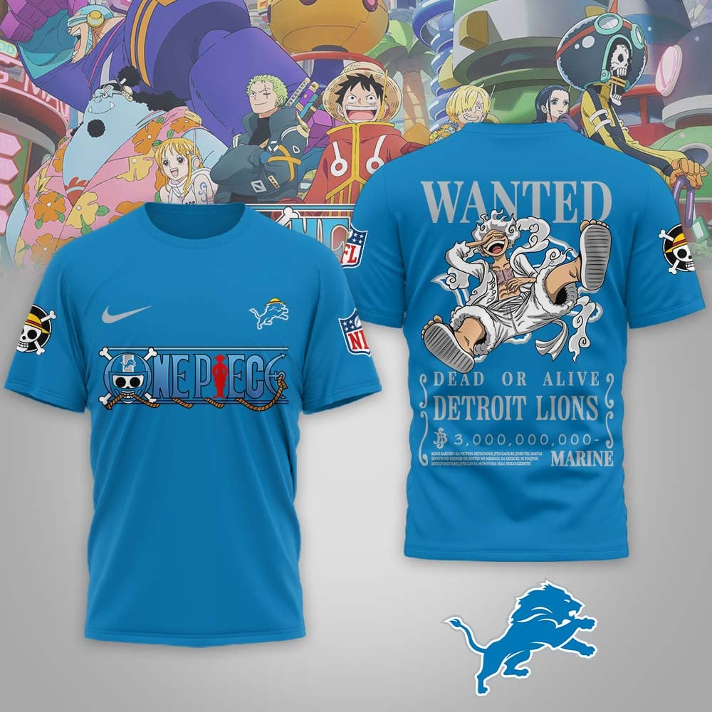 DL Premium NFL Wanted Monkey D Luffy 3D Shirt DDT NTL