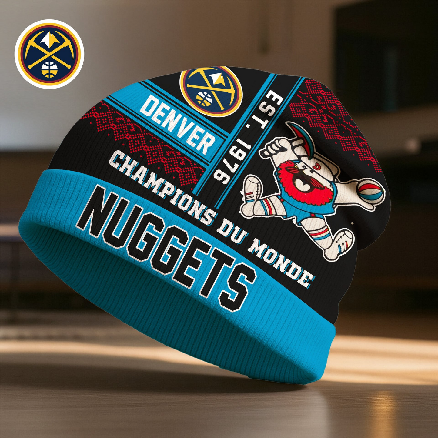 DN Premium NBA Champions Du Monde Beanie Hat DDT CTND