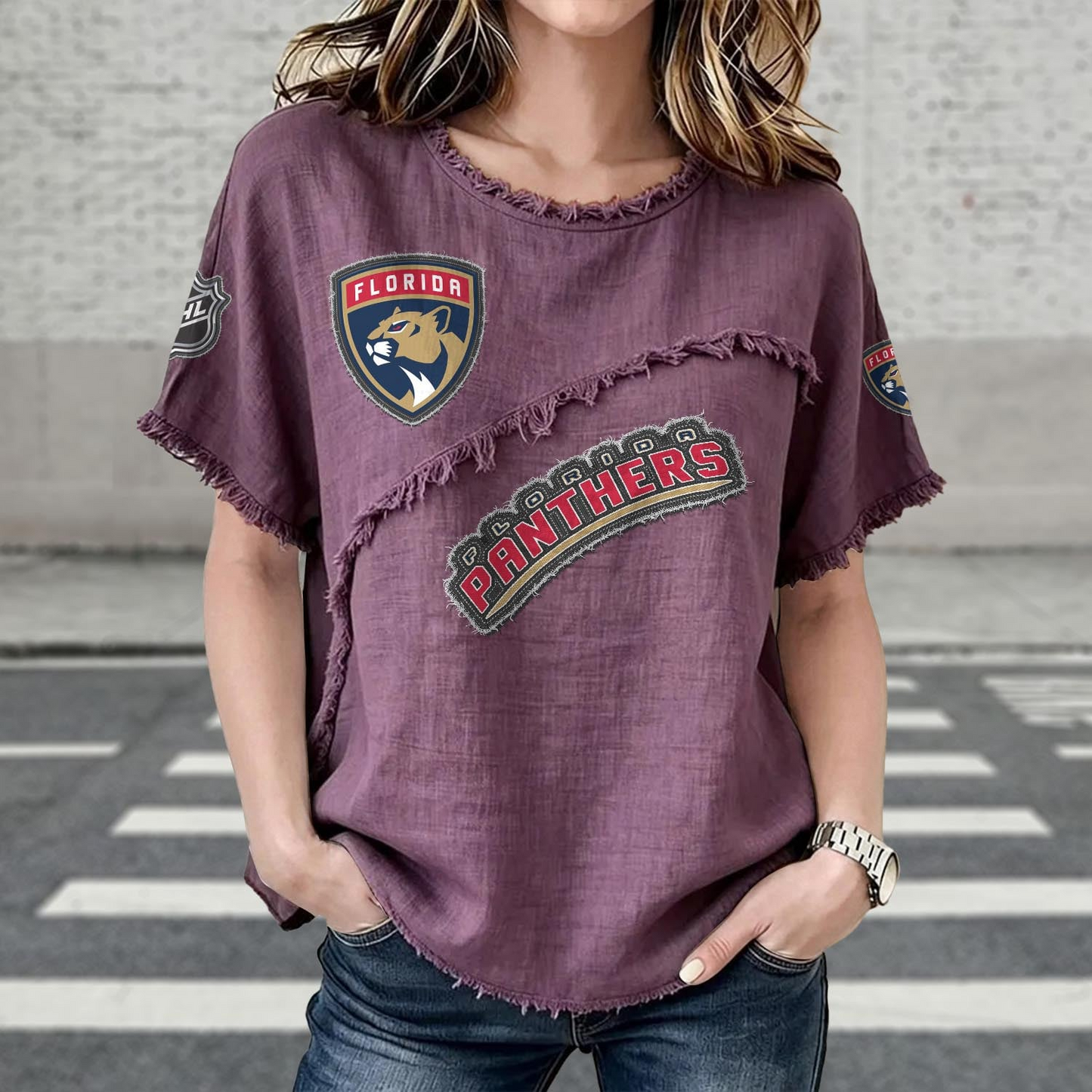 FLA x NHL Womenƒ??s Vintage O-Neck 2905 DatND DVT