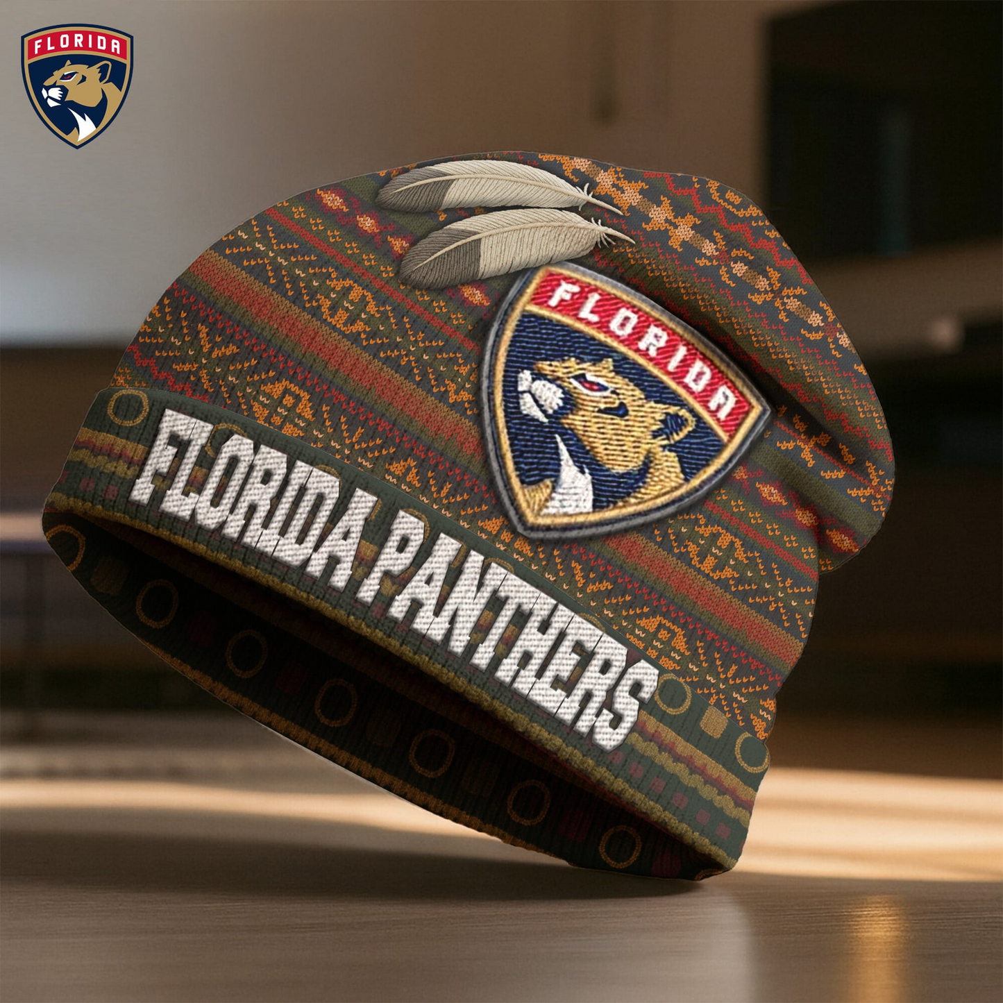 FP Premium NHL Feathered Beanie Hat DDT CTND