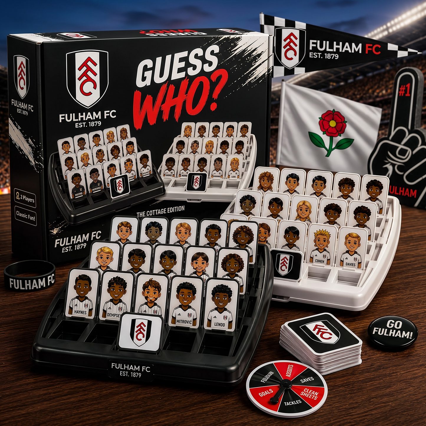 FUL X EPL ELITE FAN GUESS WHO BOARD GAME – COLLECTOR EDITION