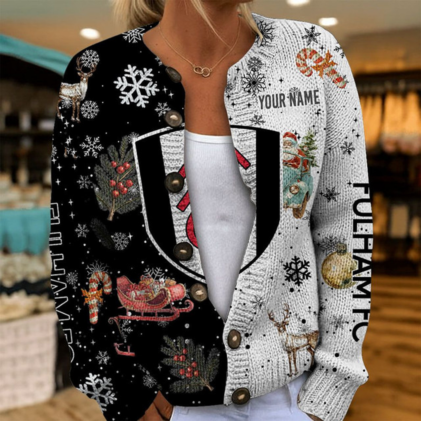 FUL x EPL Christmas Cardigan For Women DatND THUONGNH