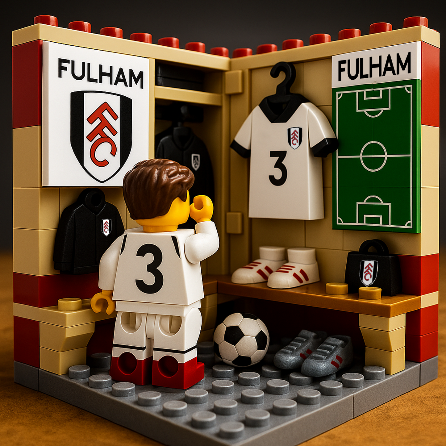 FUL x EPL Football Sports Room Block Set DatND DVT
