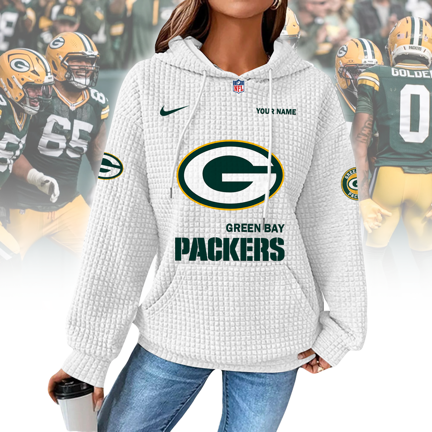 GB x NFL Waffle Hoodie 0310 DatND DVT