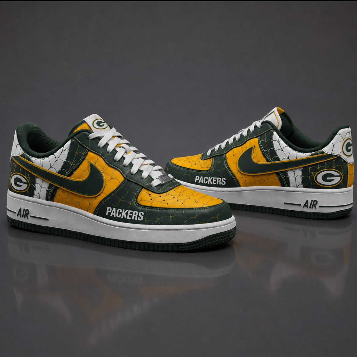 GBP NFL x Spider Premium AF1 Sneakers Limited Edition Gift for Football Fans