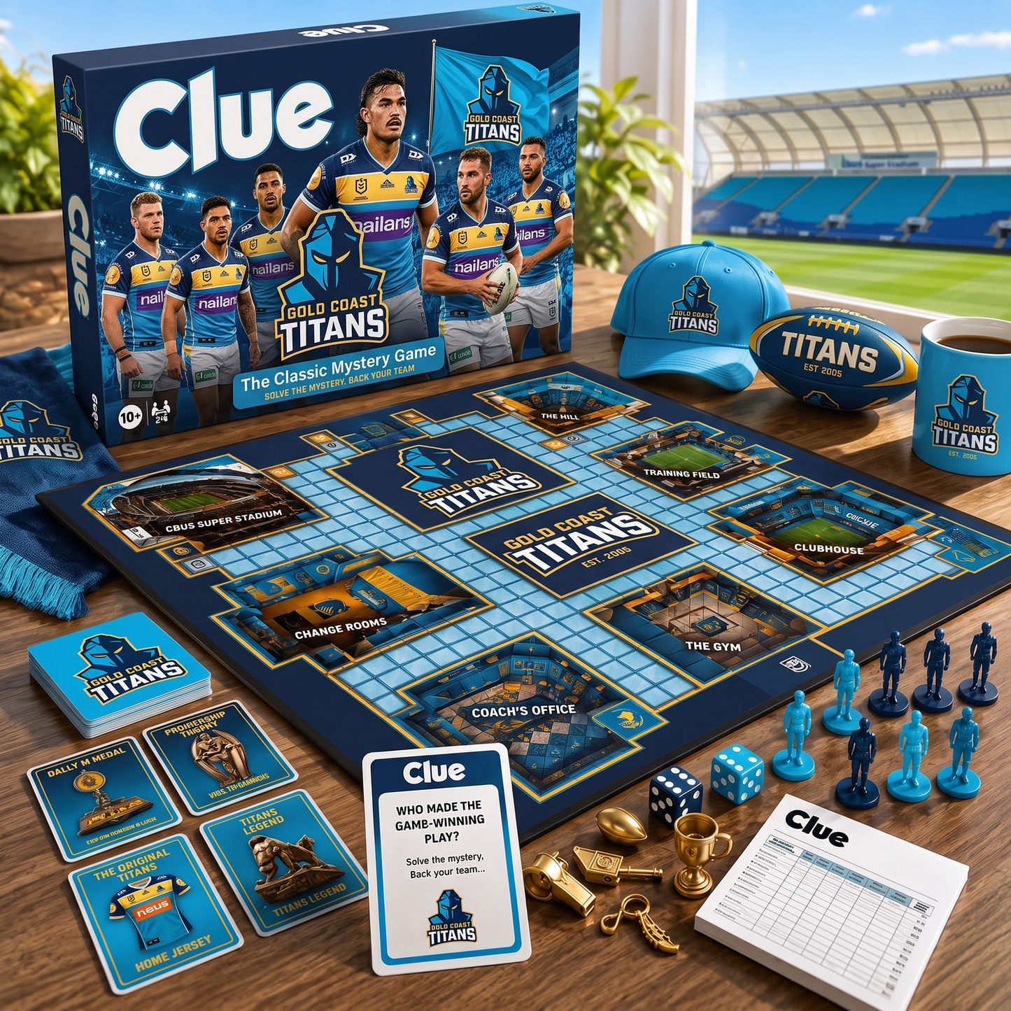 GCT X NRL THE MATCHDAY MYSTERY – PREMIUM COLLECTOR BOARD GAME