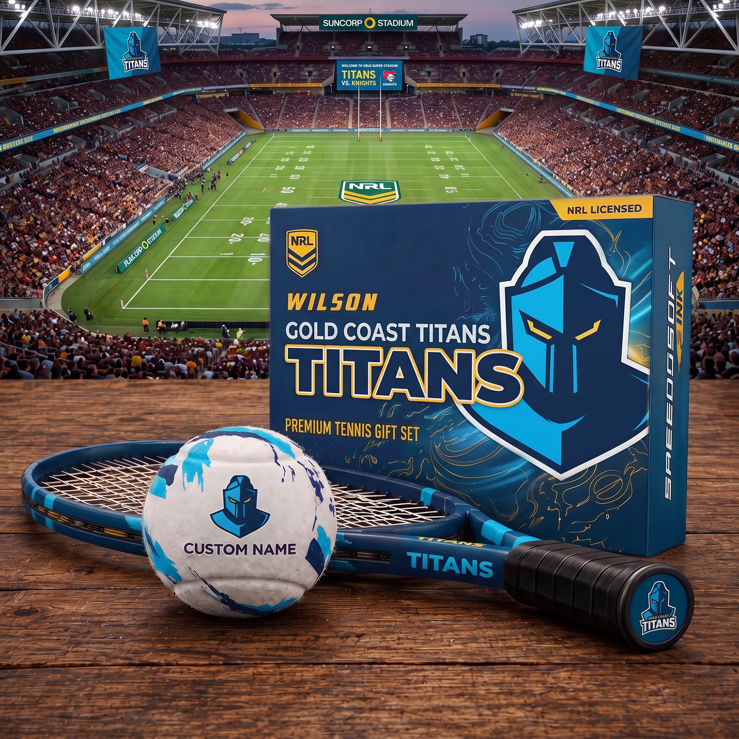 GCT_PREMIUM NRL EXCLUSIVE PERSONALIZED TENNIS BALL SET LIMITED EDTION