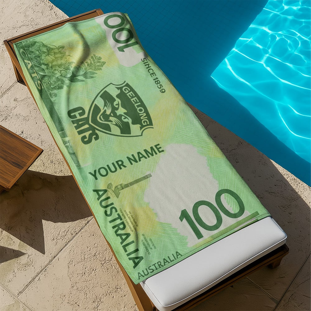 GEE x AFL $100 Personalized Beach Towel Gifts For Fan DDT CTND
