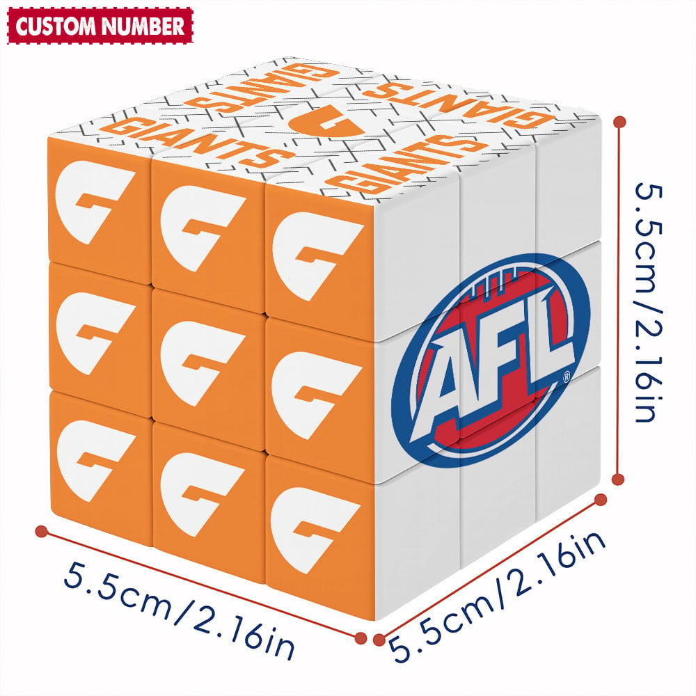 GG x AFL Personalized Rubik Cube Gifts For Fan DDT CTND