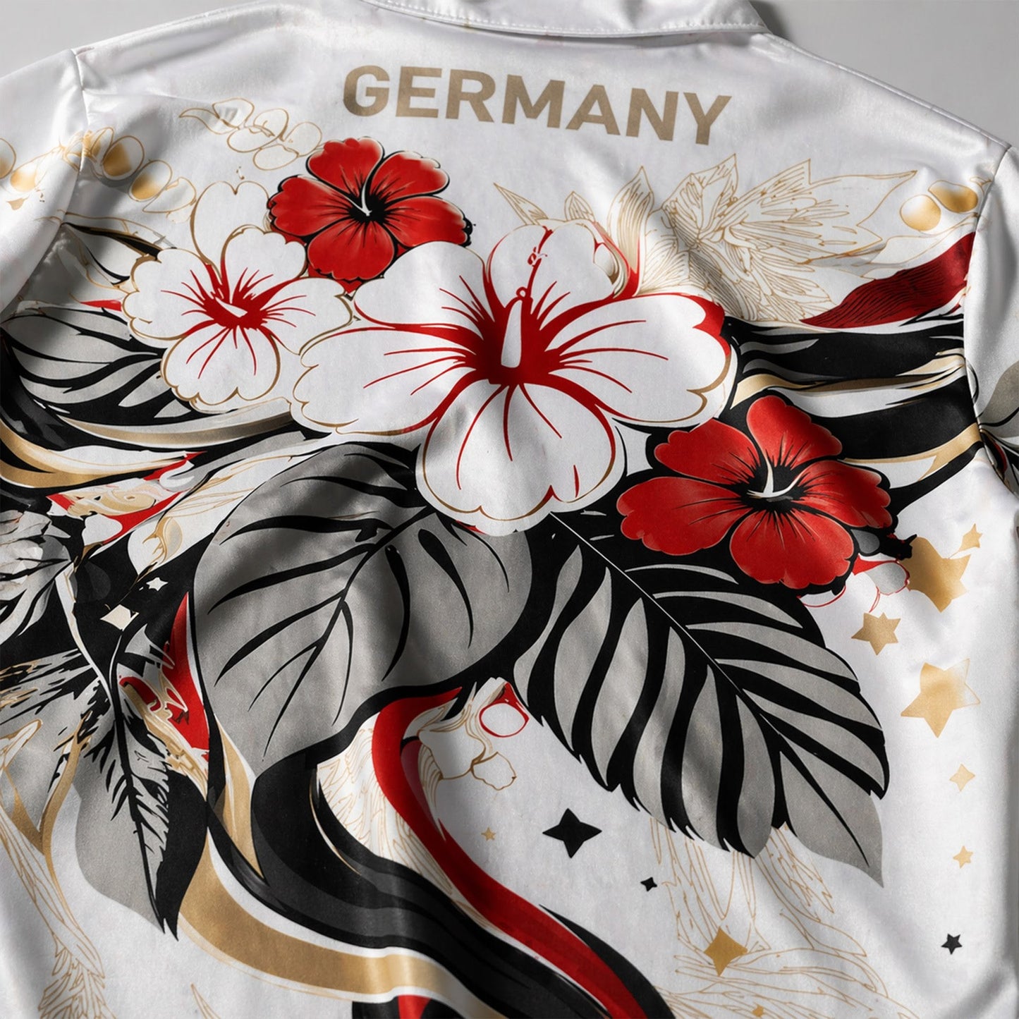 Germany World Cup 2026 Floral Hawaiian Shirt PVT02 DATND LBN 90526