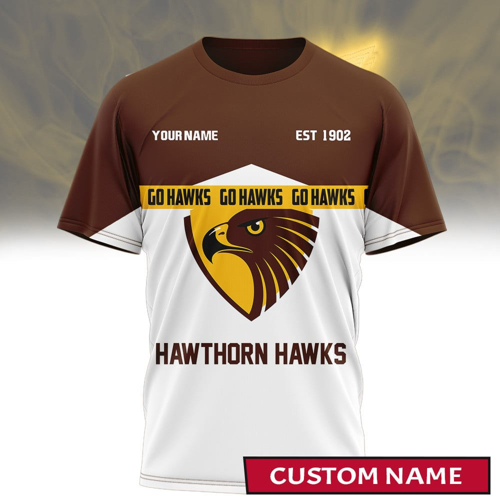 HAW x AFL Personalized Premium 3D Shirt DDT CTND