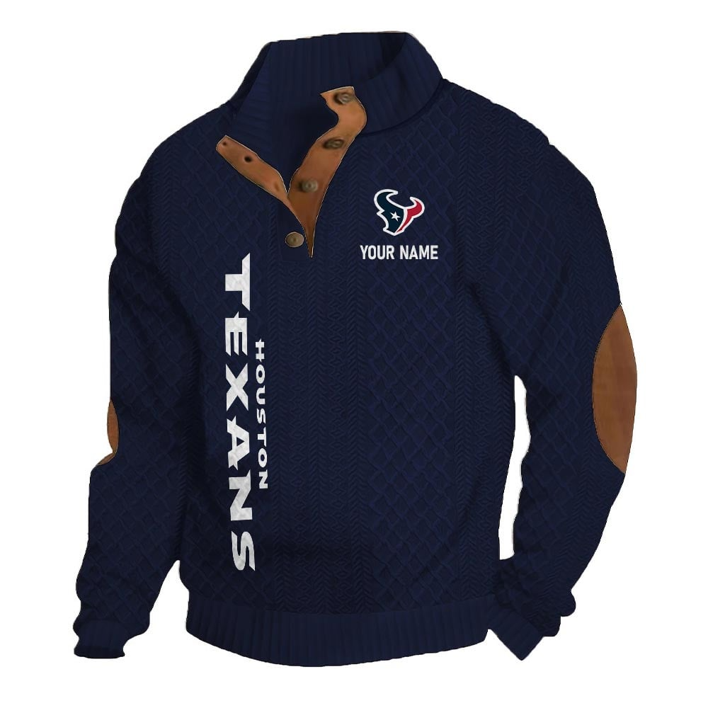 HT NFL Basic Knitted Stand Collar Sweatshirt DDT CTND