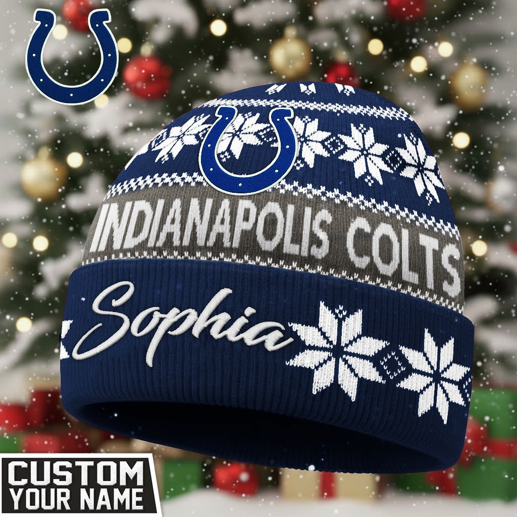 IC Premium NFL Personalized Football Beanie Hat DDT NTL