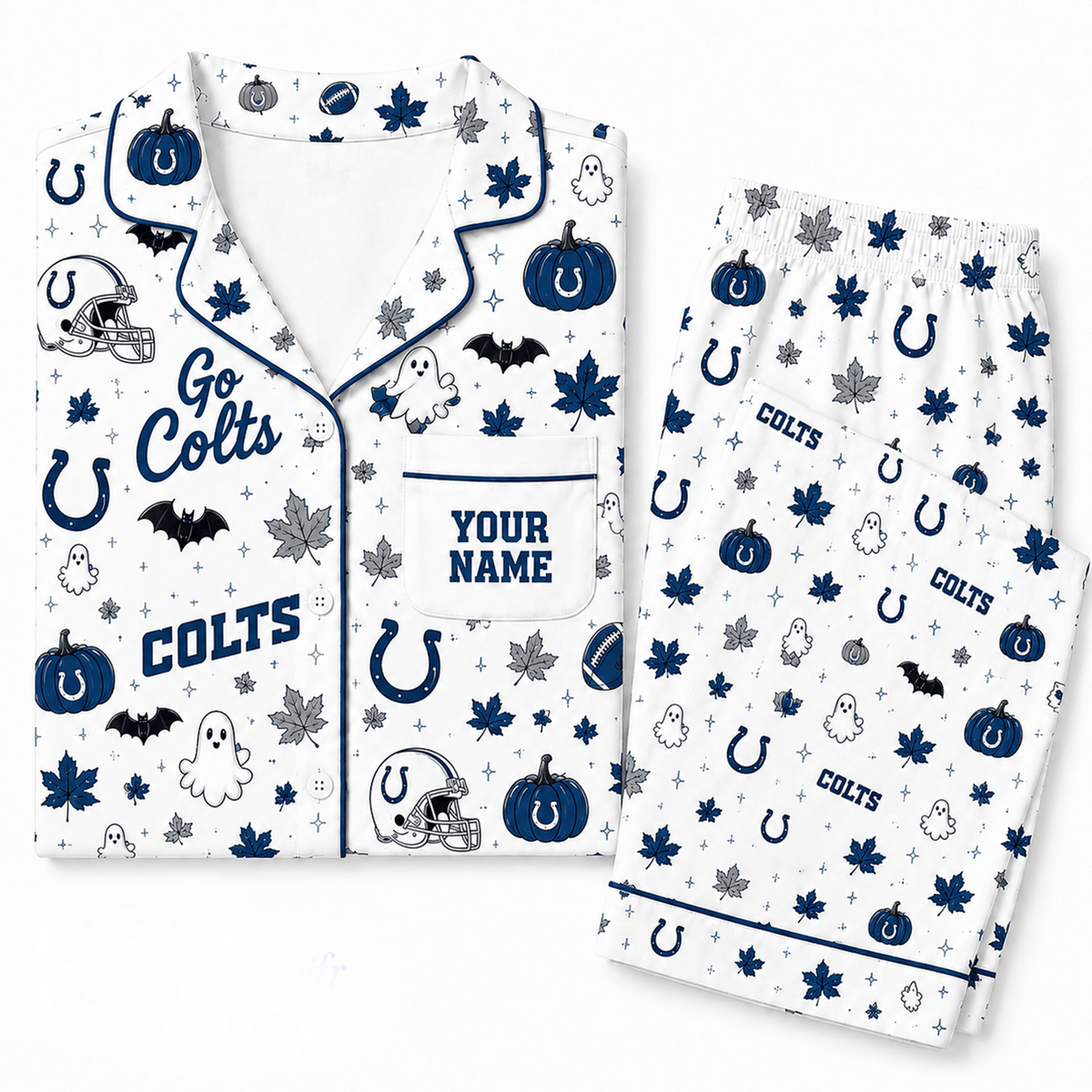 IC x NFL Halloween Personalized Set Long Pajamas