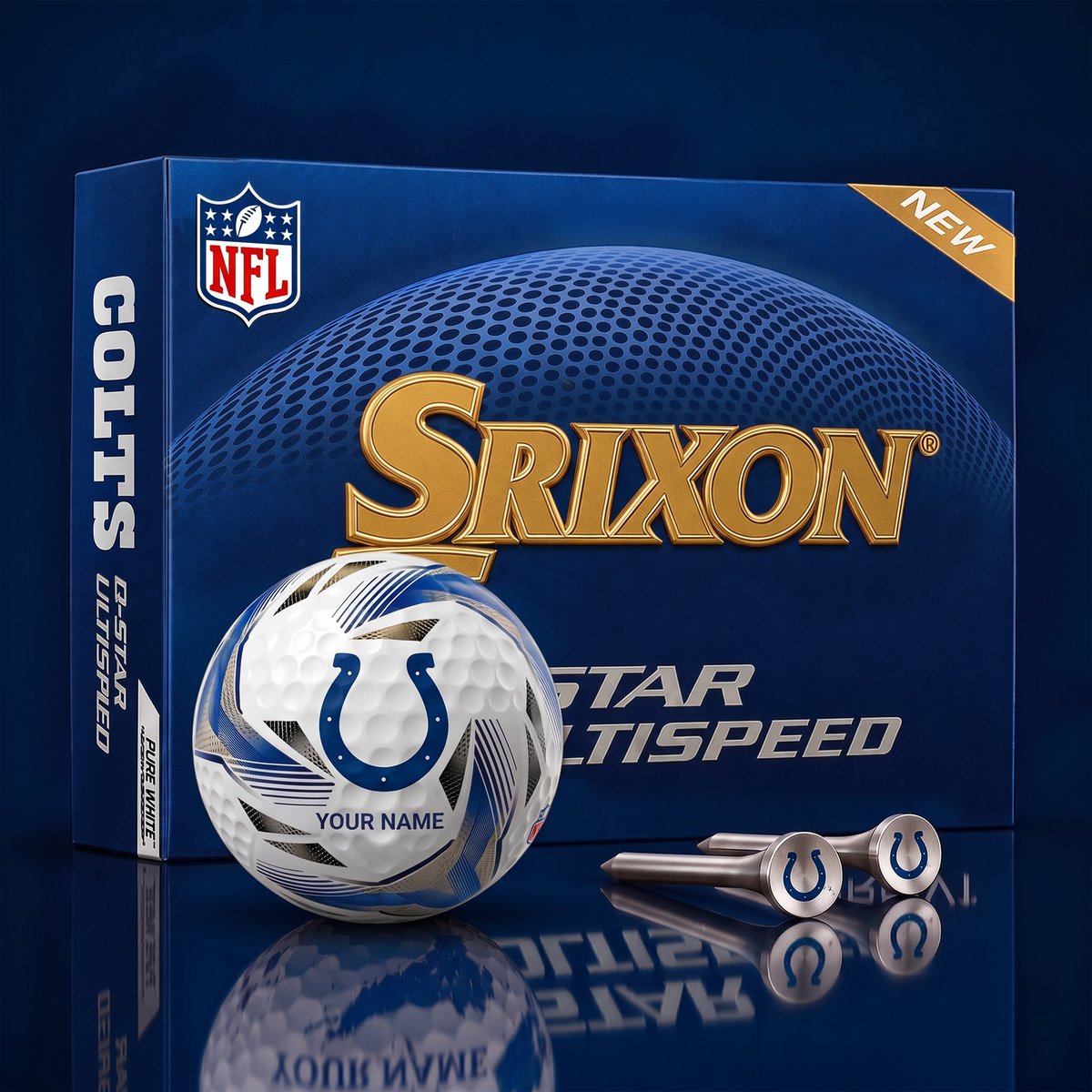 IC_NFL Football Fan Signature Golf Ball Set – Personalized Edition