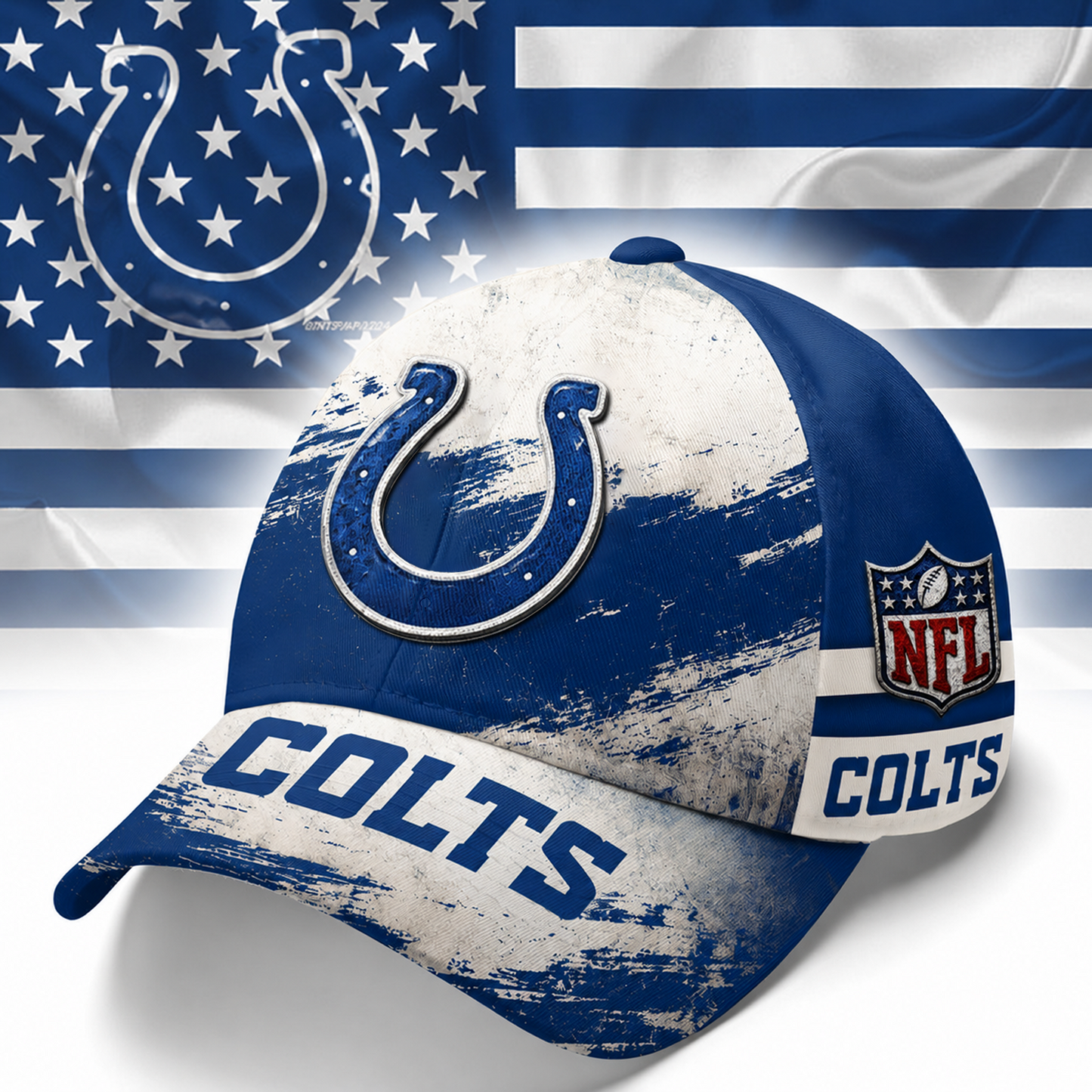 IND x NFL Grunge Style Team Premium Cap 0207