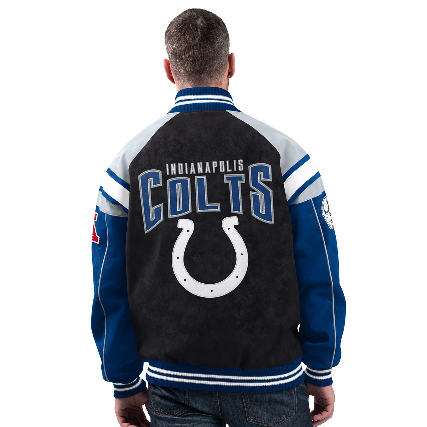 IND x NFL Officially Licensed Faux Suede Jacket DATND TANTD 261125