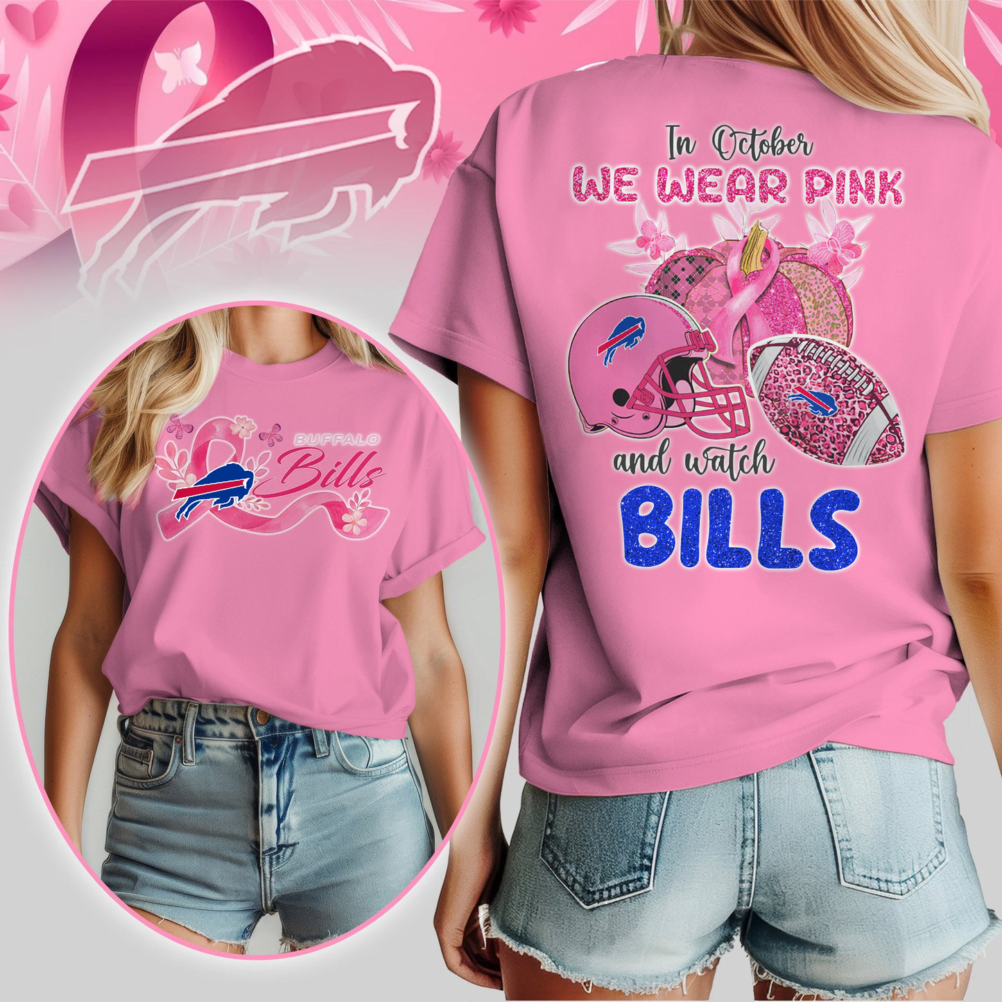 In October We Wear Pink And Watch BB Shirt 300626
