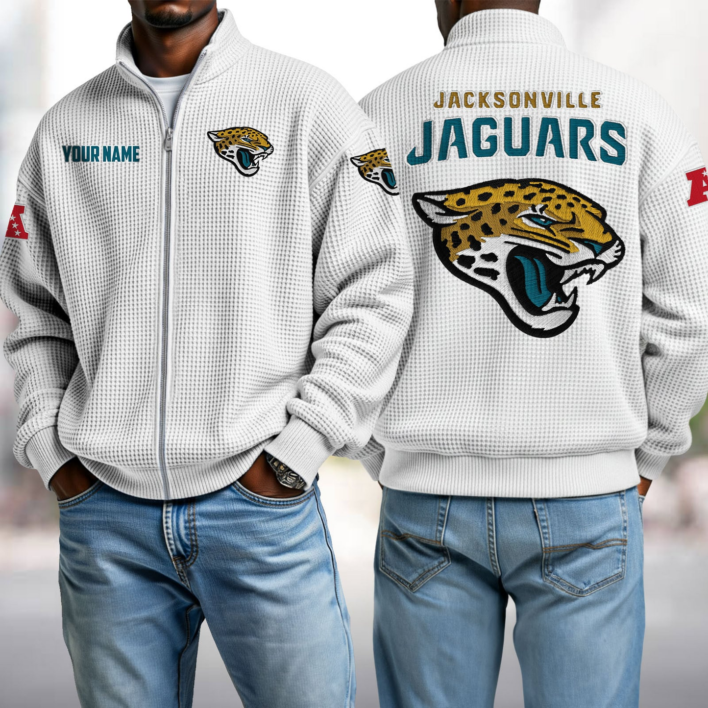 JAC x NFL Waffle Zip-Up Sweatshirt DatND DVT