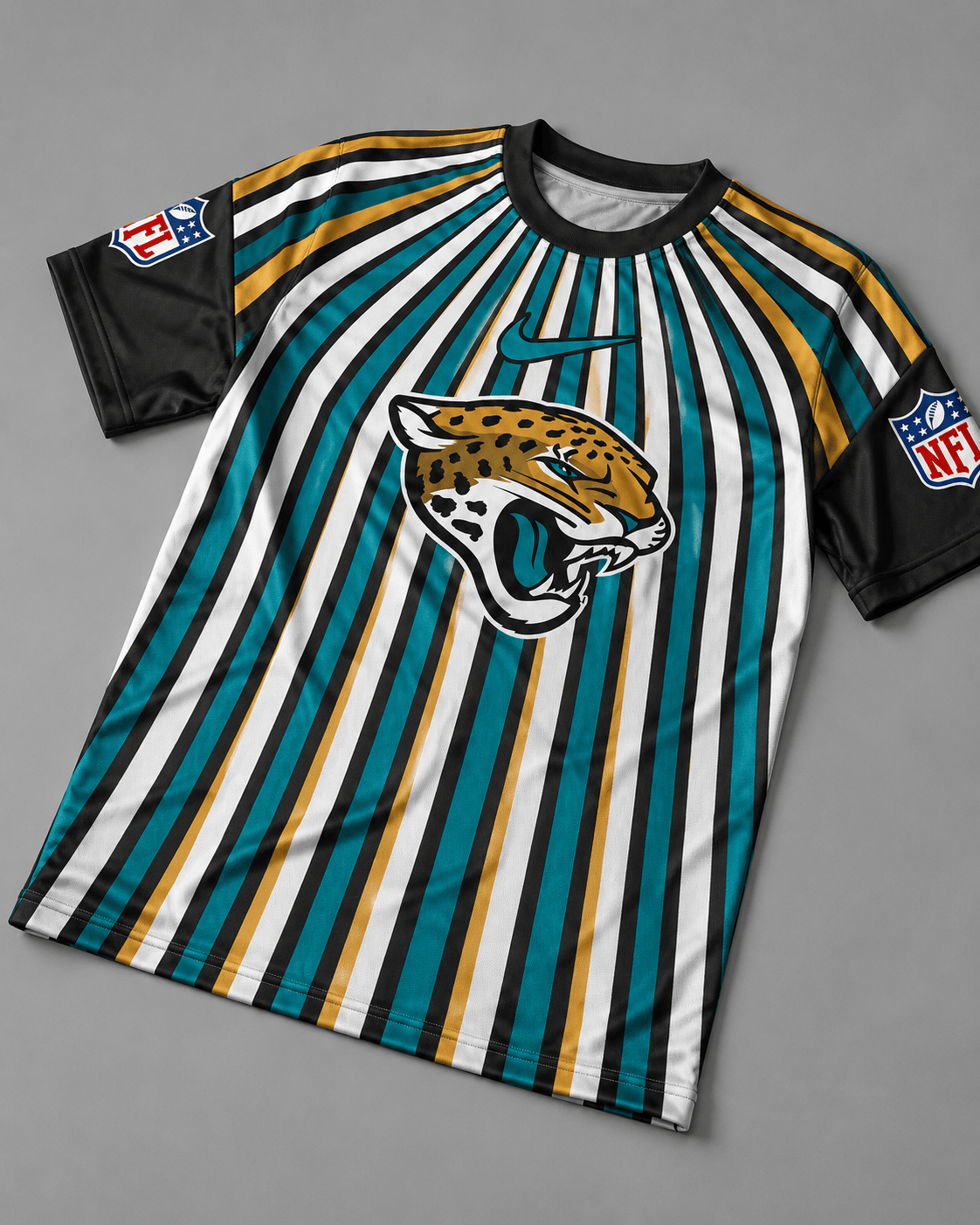 JJ Premium NFL Men’s Athletic Vertical Stripe T-Shirt