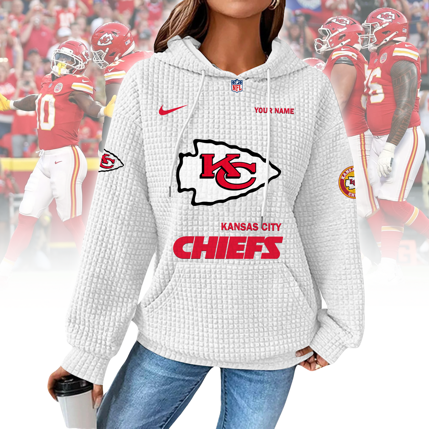 KC x NFL Waffle Hoodie 0310 DatND DVT