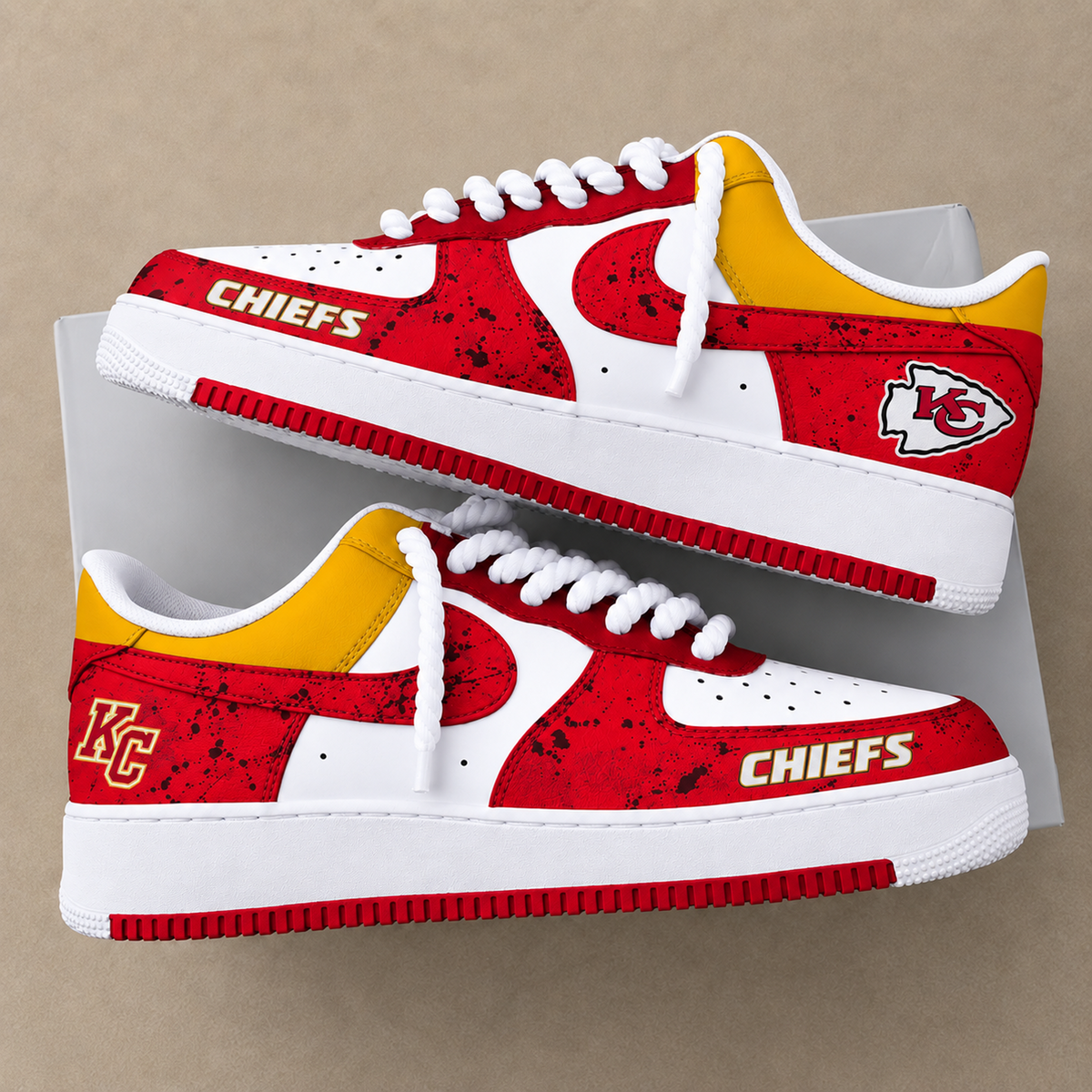KC x NFL Premium AF1 Shoes