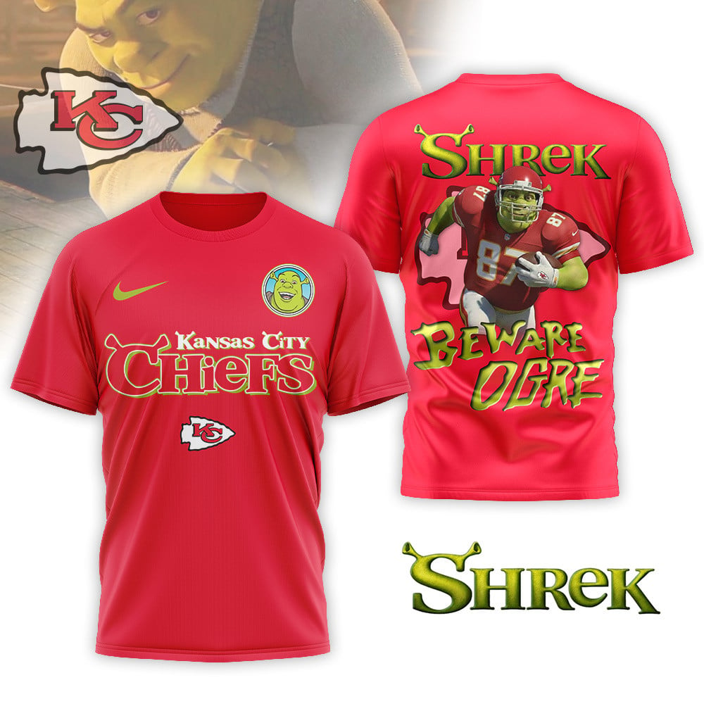 KCC Premium NFL Shrek 3D Shirt DDT CTND