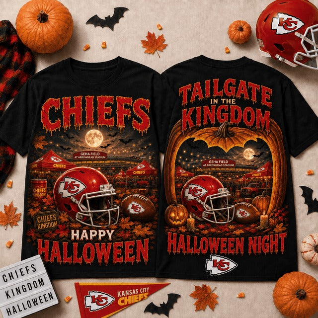 KCC x NFL Halloween Custom Name T Shirt Gift For Fan