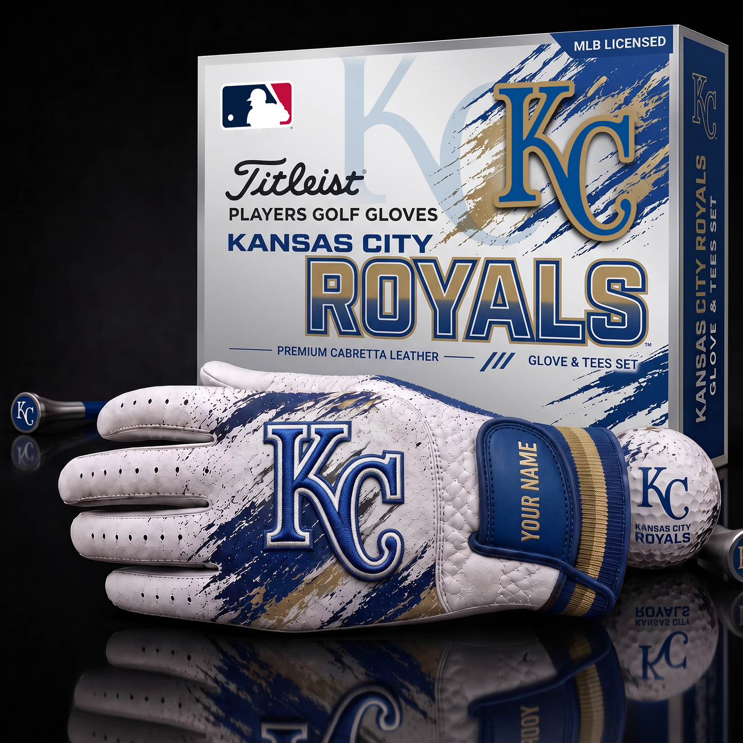 KCR_MLB LUXURY PERSONALIZED GOLF GLOVE SET LIMITED EDTION