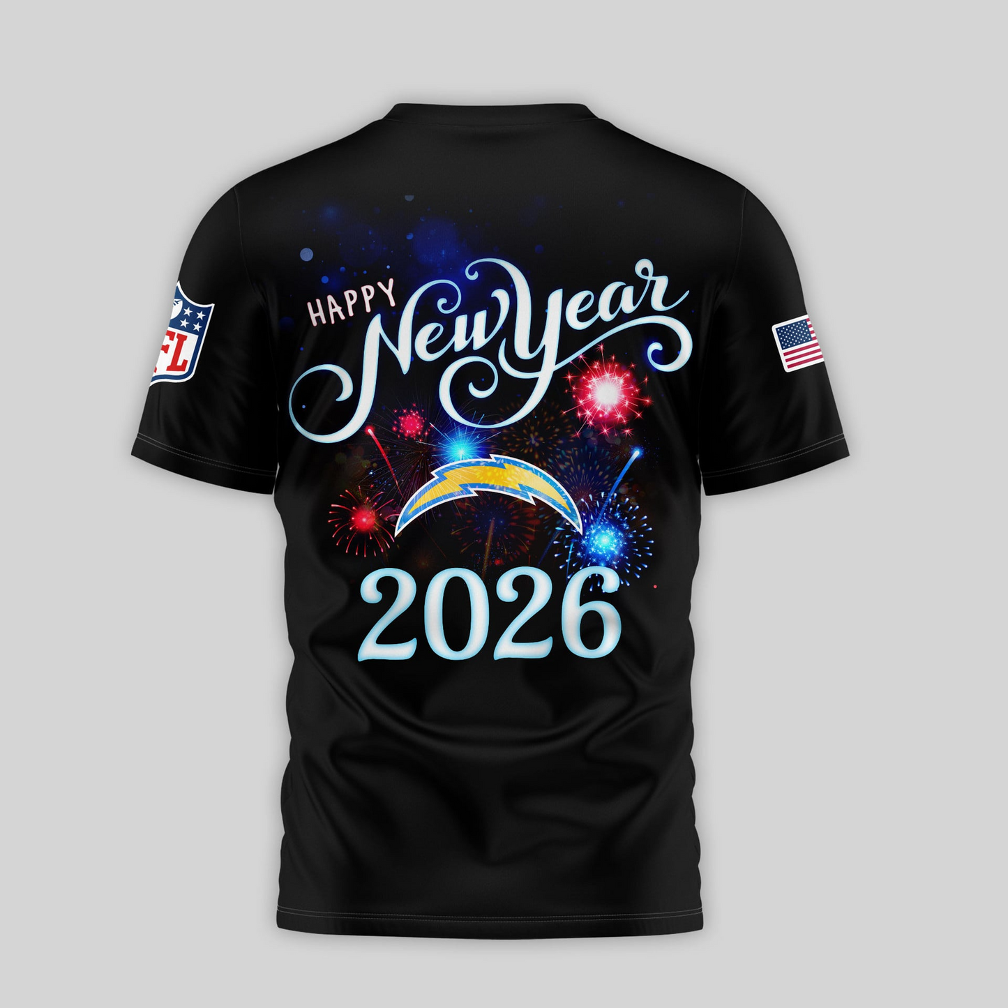 LAC Premium NFL Happy New Year 2026 3D Shirt DDT 291125 NTL 1