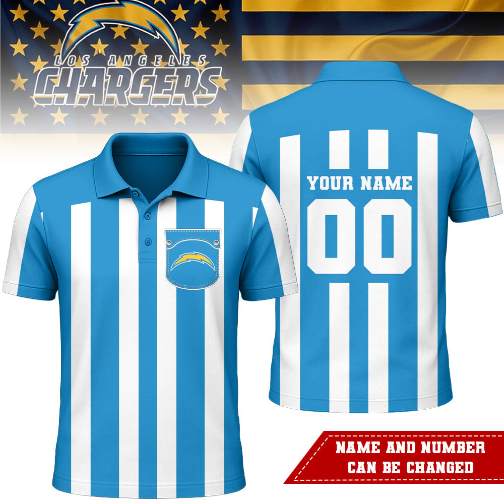 LAC Premium NFL Referees 3D Polo Shirt DDT NTL