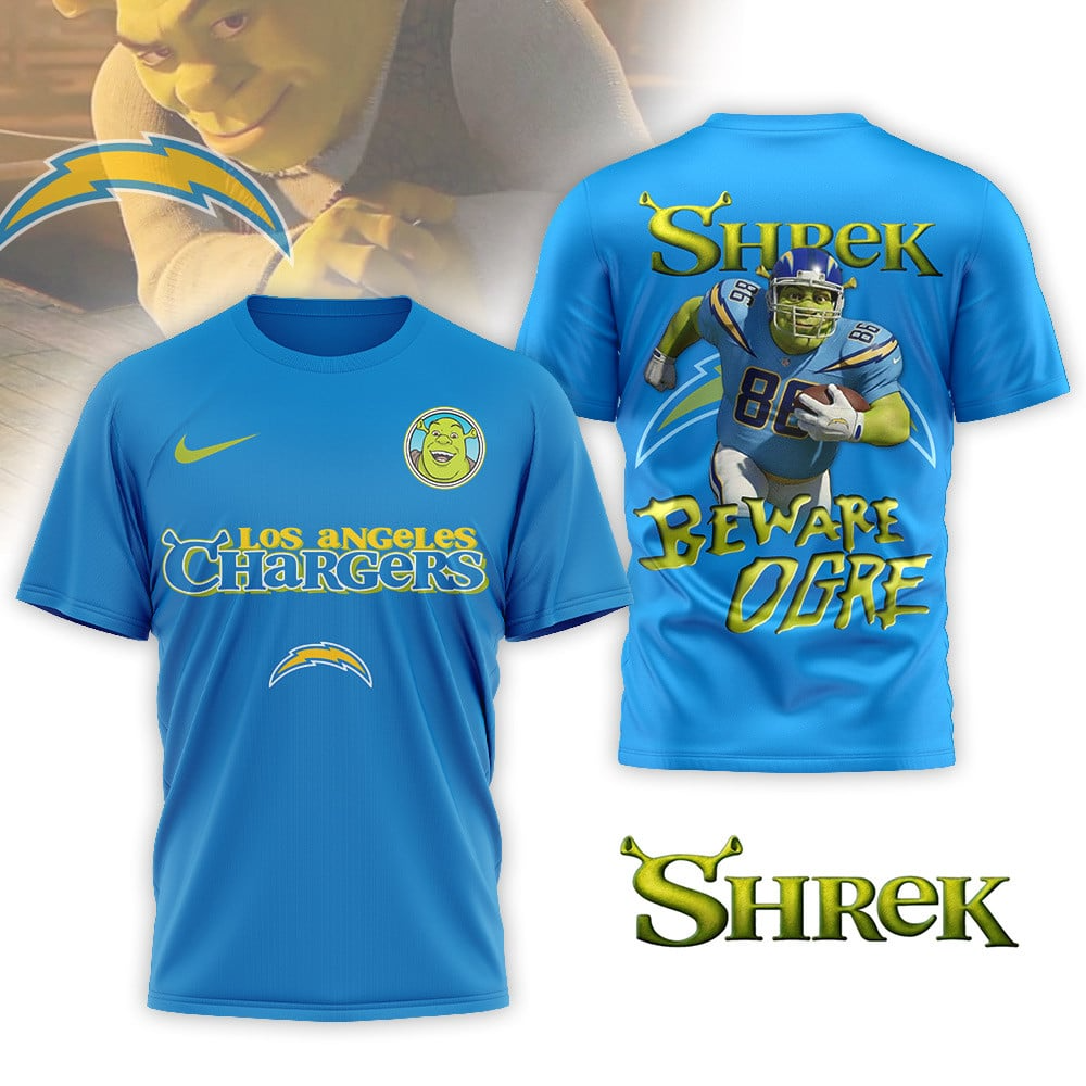 LAC Premium NFL Shrek 3D Shirt DDT CTND