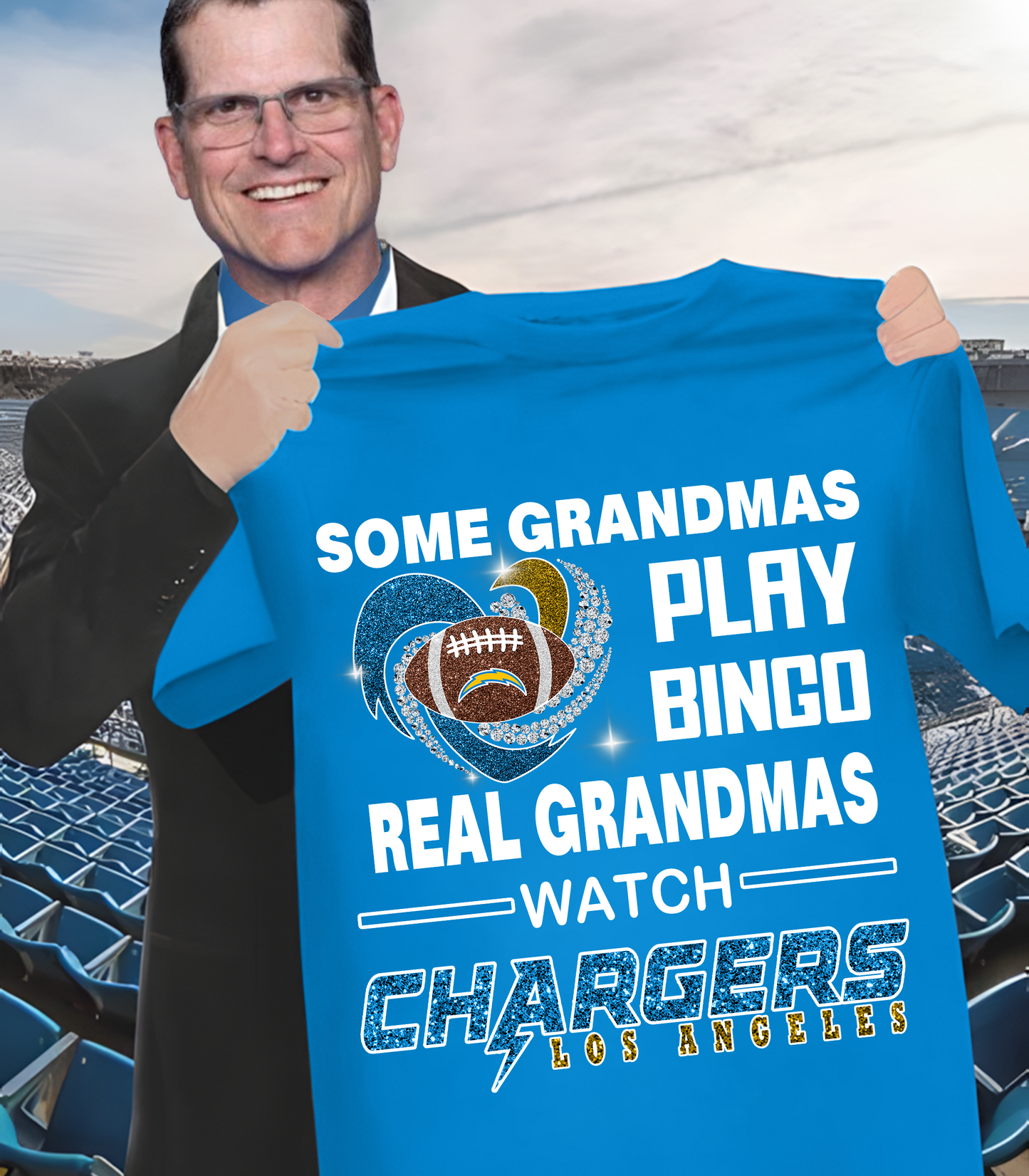 LAC X NFL some grandmas play bingo real grandmas wach DATND THUONGNH