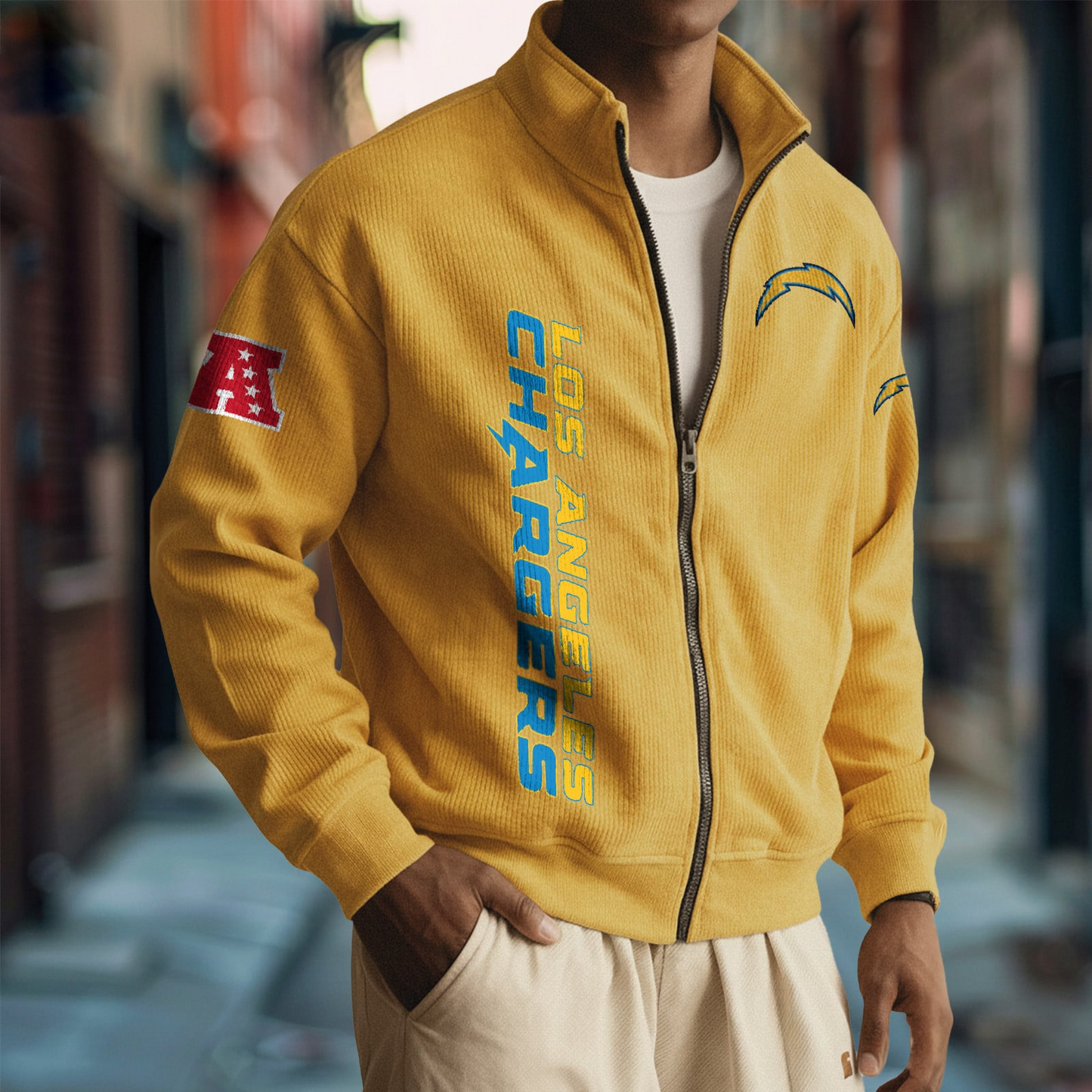 LAC x NFL Corduroy Zip-Up Jacket DatND DVT